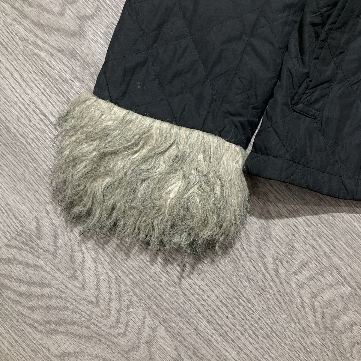If Six Was Nine 2000s Uniqlo Winter Quilted Fur Trim Jacket Punk Style Size L / US 10 / IT 46 - 10 Thumbnail