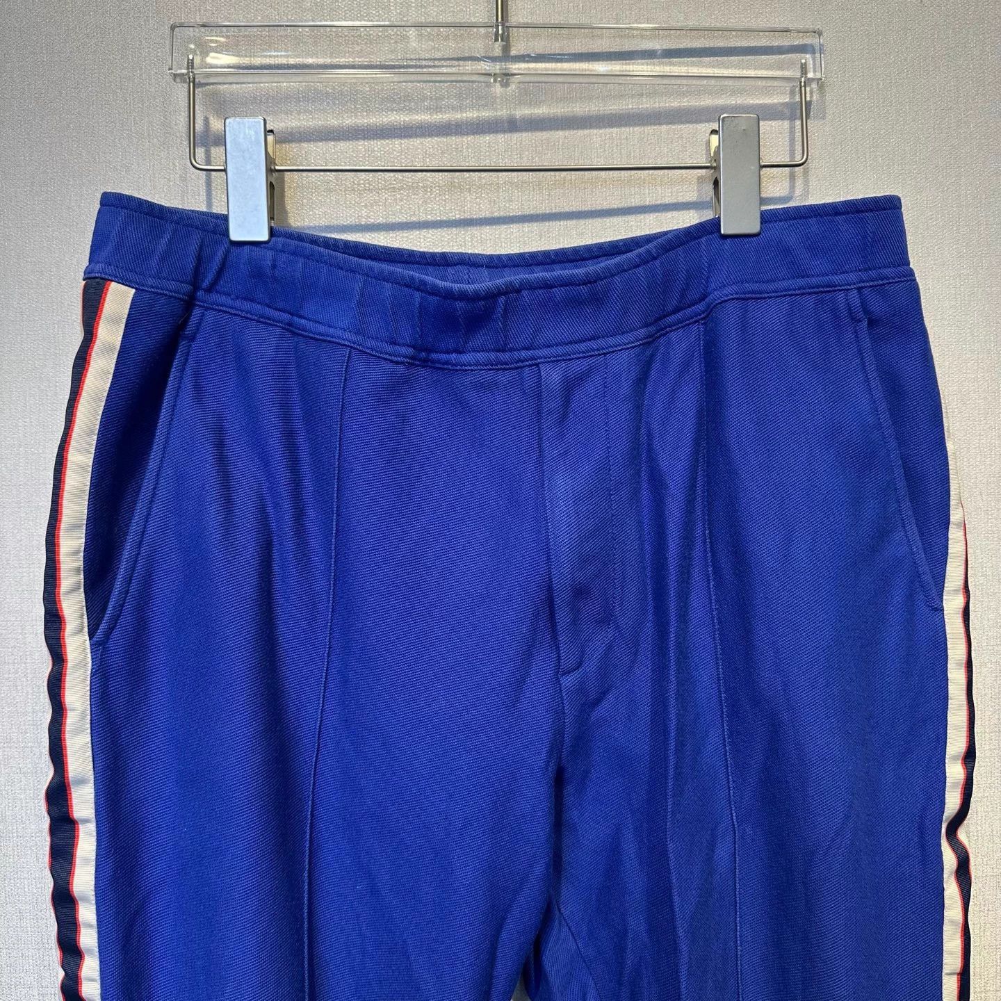 Gucci GUCCI deep blue logo-stripe pants 46 98 New Size US 30 / EU 46 - 2 Thumbnail