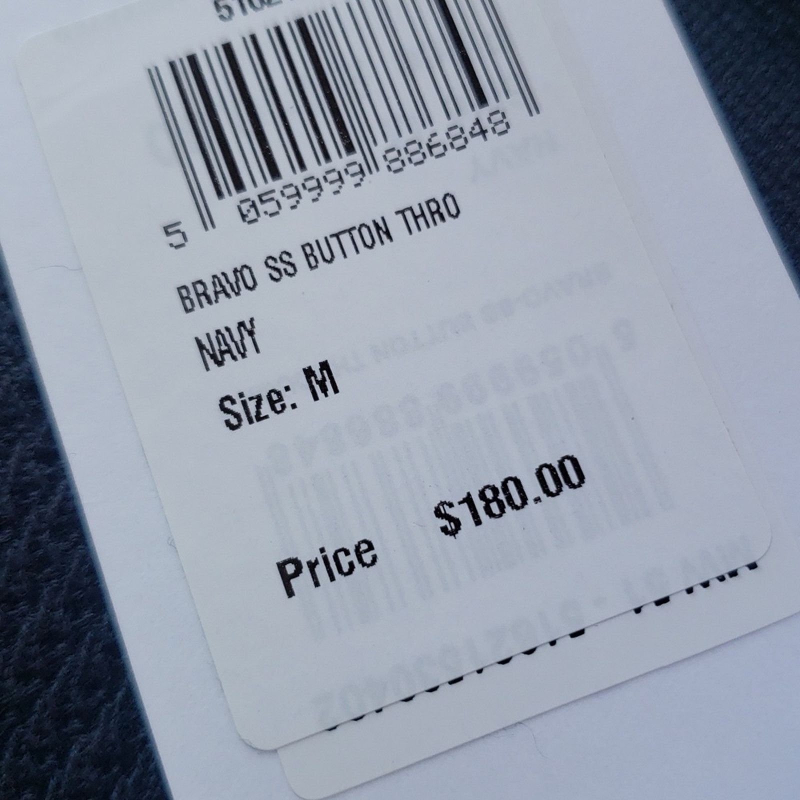 Reiss REISS Bravo Cotton Blend Textured Shirt, Size M Colour Navy Size US M / EU 48-50 / 2 - 11 Thumbnail