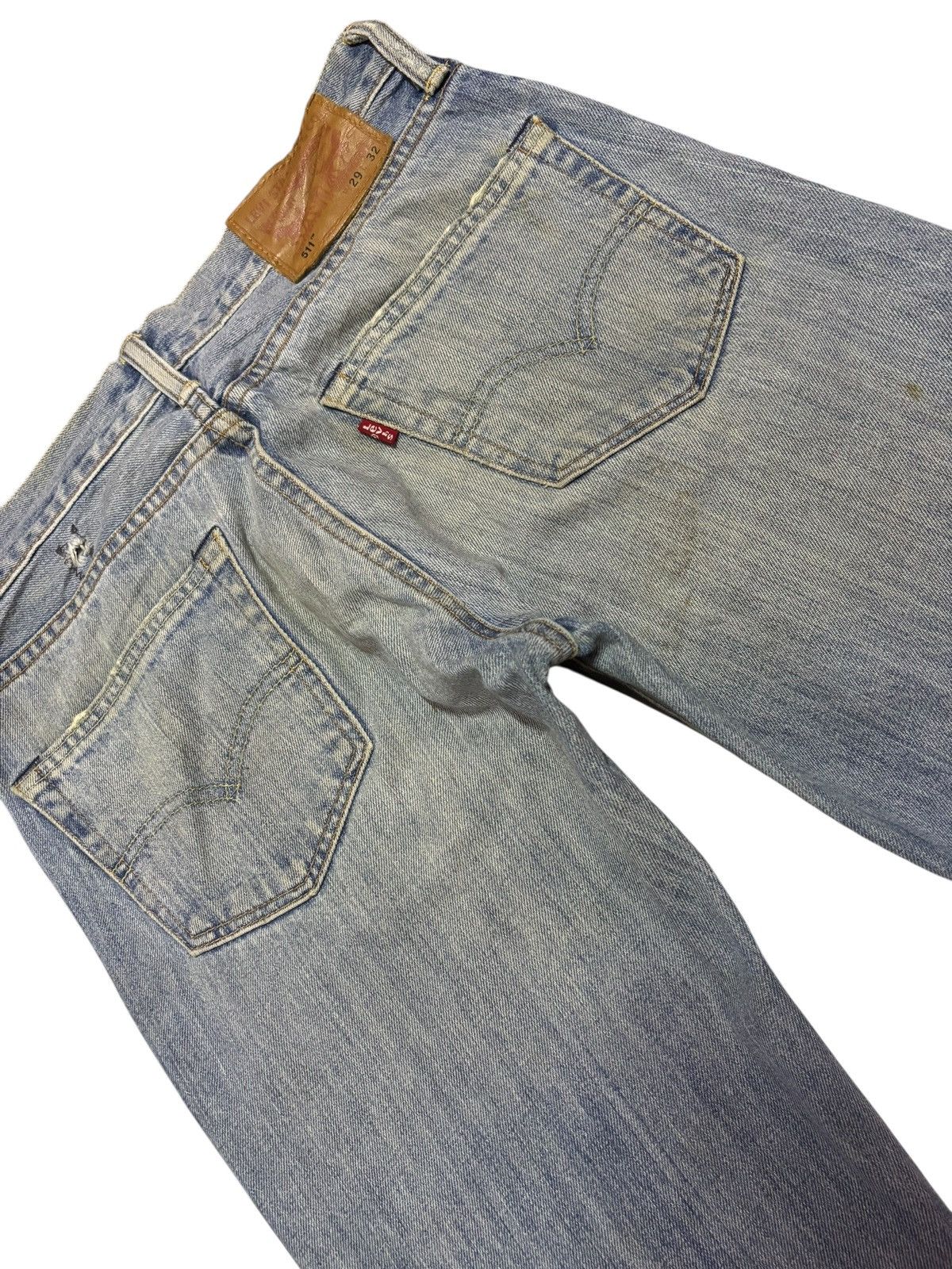 Levi's Vtg Y2k Levis 511 Distressed Jeans Size US 29 - 6 Thumbnail
