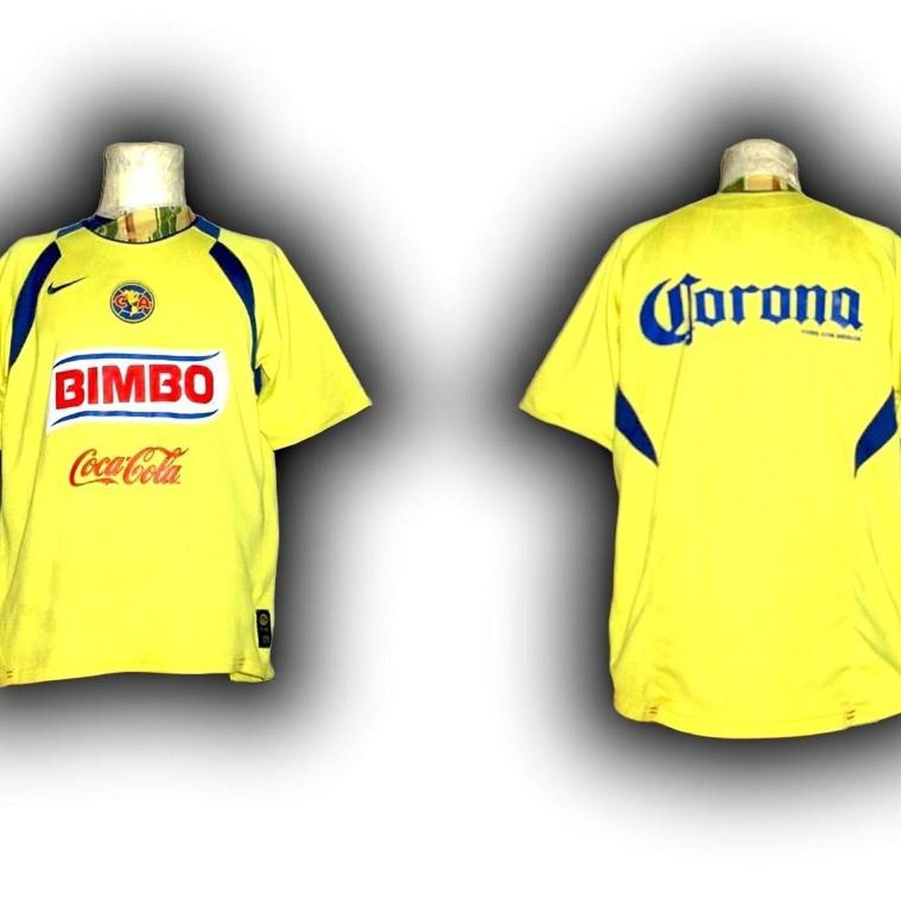 Nike Club America Mexico 2005 2006 Home Shirt Jersey Size US L / EU 52-54 / 3 - 2 Thumbnail