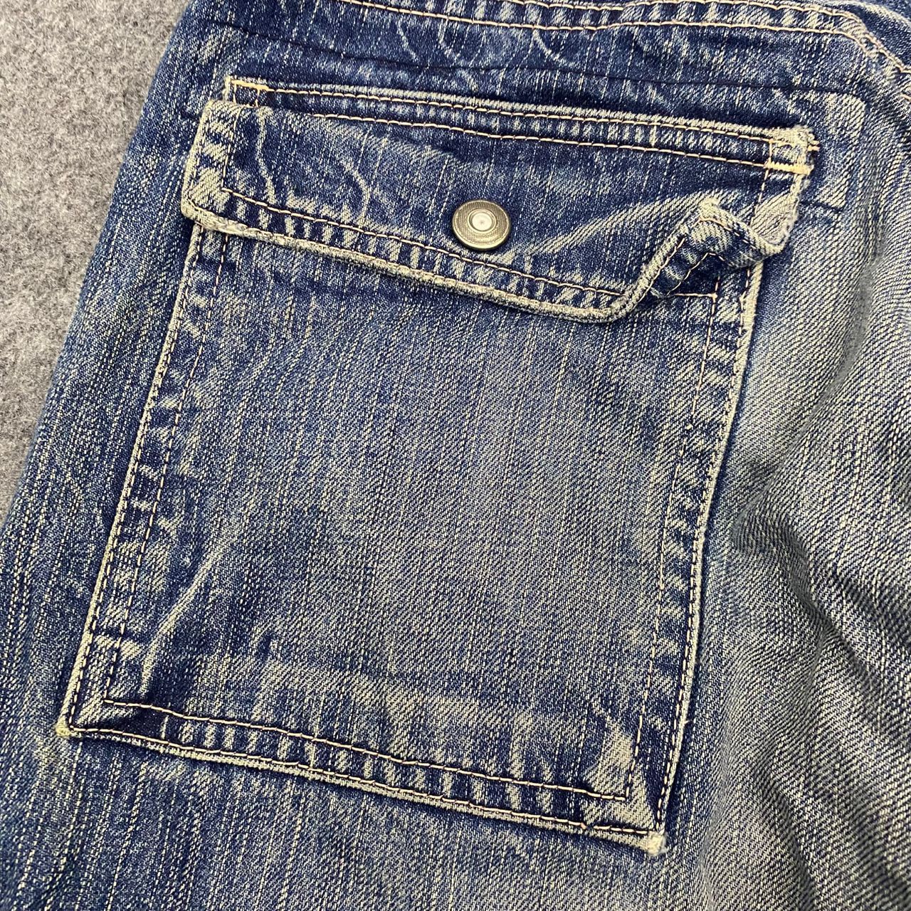 Japanese Brand 💥Vintage Johnbull Kojima Bushpant Distressed Denim Size US 34 / EU 50 - 13 Thumbnail