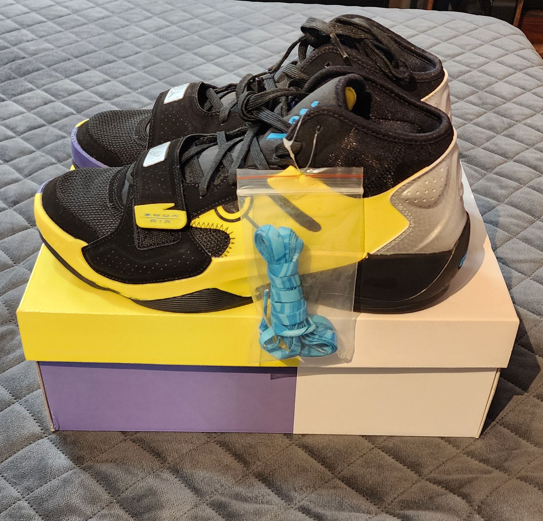 Jordan Brand Jordan Zion 2's (Naruto vs Sasuke) Size 11 *DeadStock* Size US 11 / EU 44 - 2 Thumbnail