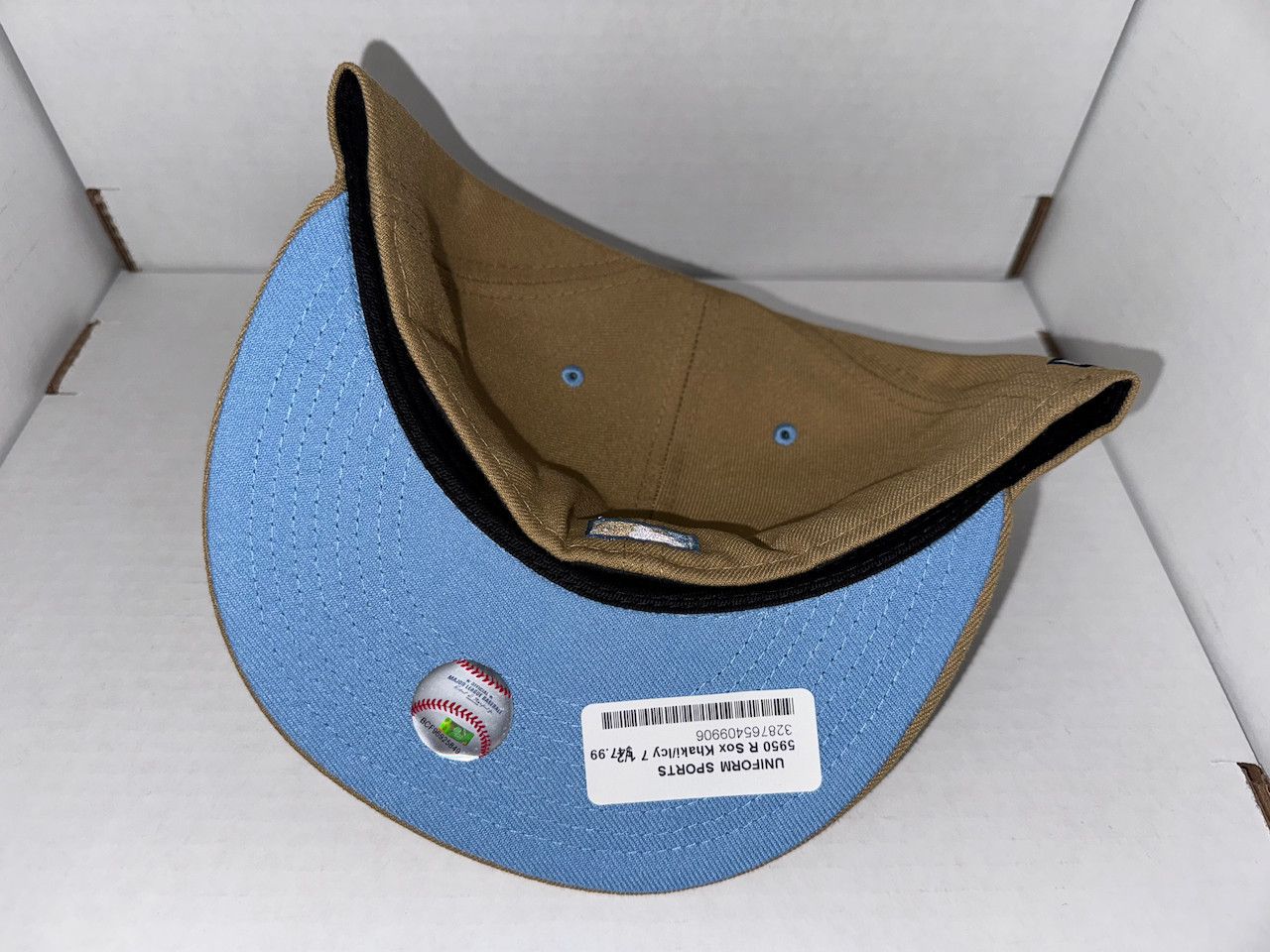 New Era Boston Red Sox Fitted, Brown (Size 7 1/2) Size ONE SIZE - 4 Thumbnail