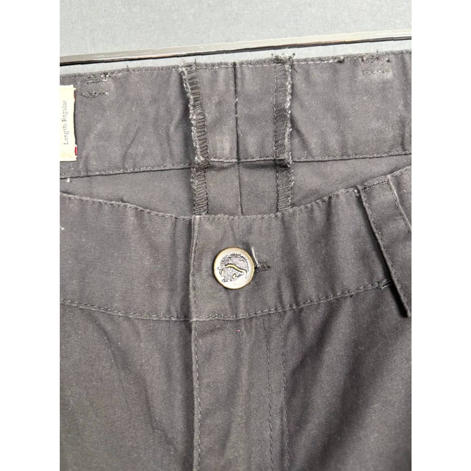 Vintage Fjallraven Womens Cargo Pants Size 38 Gray Polyester Straight Leg Belt Loop Size 26" / US 2 / IT 38 - 4 Thumbnail