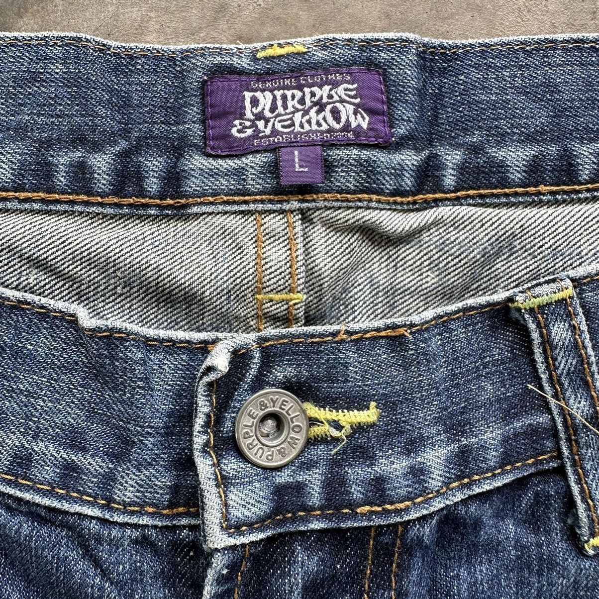 Japanese Brand Vintage Japanese Jean Distressed Faded Denim Pant W33 Size US 33 - 6 Thumbnail