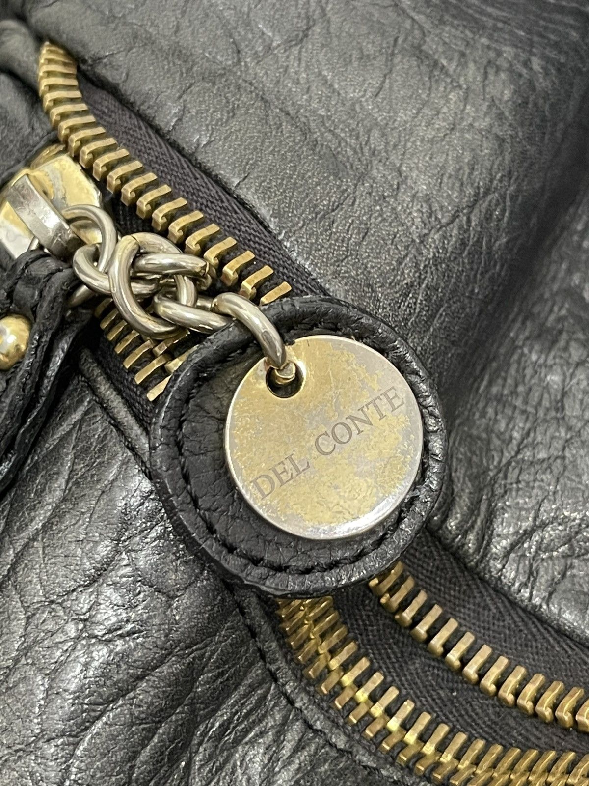Genuine Leather Full Leather Del Conte Italy Hand Shoulder Bag 1🟩5 Size ONE SIZE - 24 Thumbnail