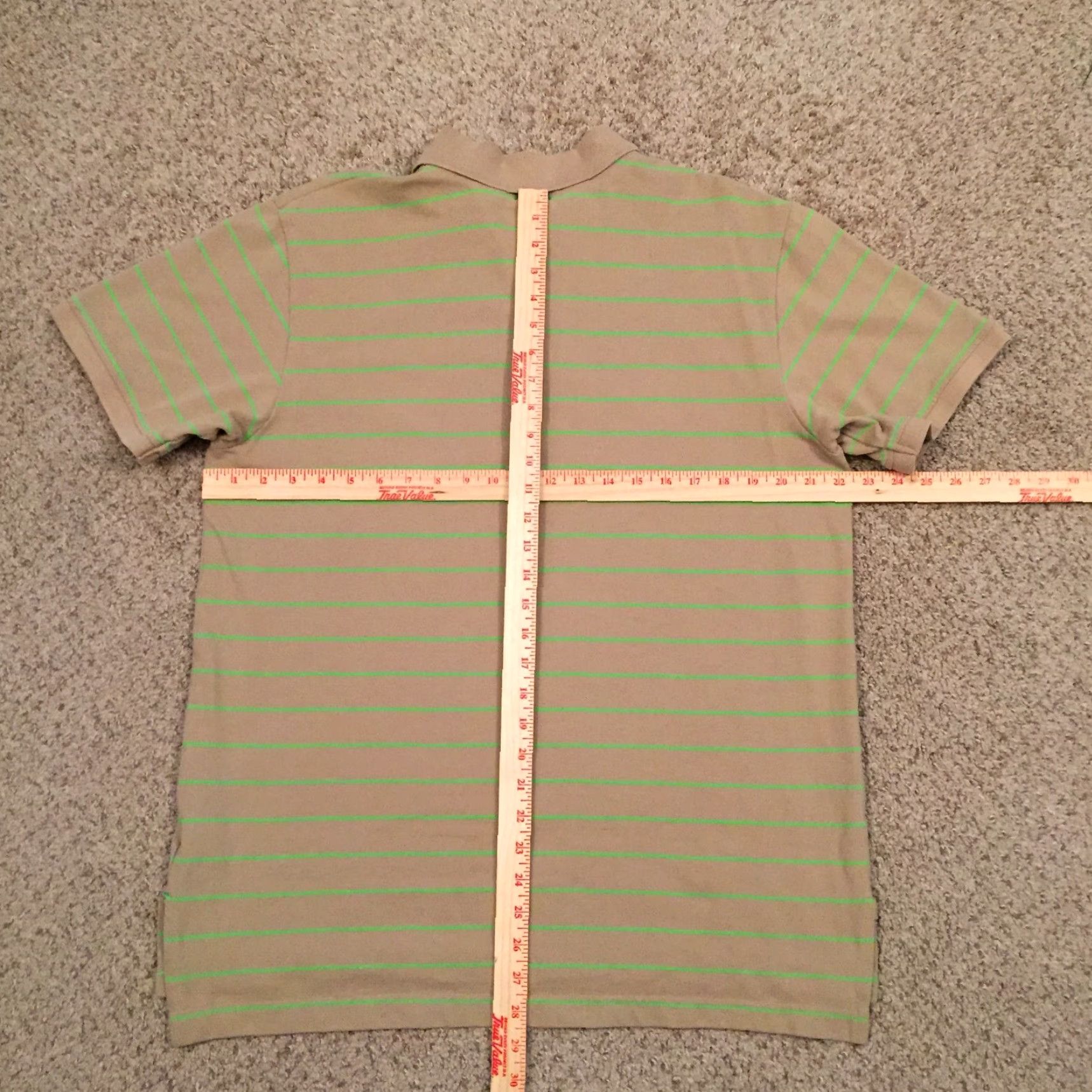 Nike Nike Polo Shirt Mens XL Green Striped Short Sleeve Knit PolO Size US XL / EU 56 / 4 - 7 Thumbnail