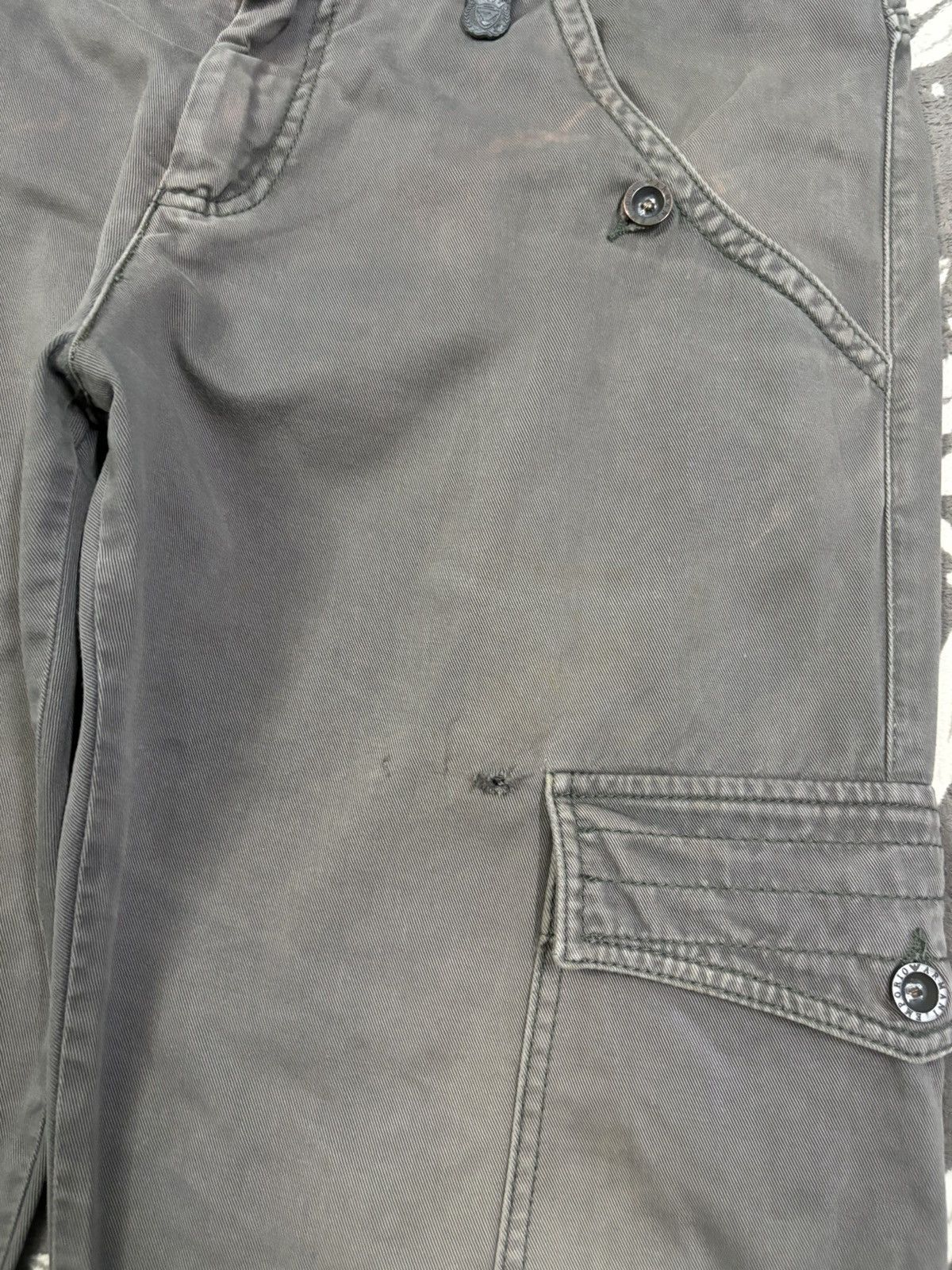 Emporio Armani Vintage Emporio Armani Thrashed Loose Utility Cargo Pants Size US 36 / EU 52 - 8 Thumbnail