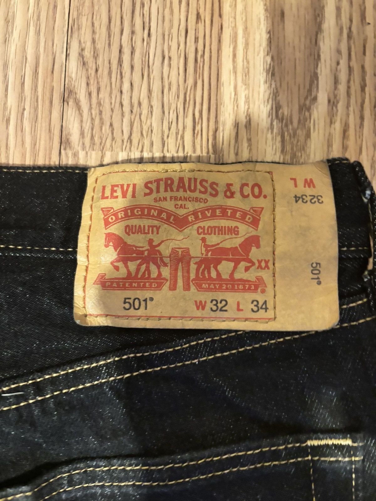 Levi's Levi 501s Jeans Black Size US 32 / EU 48 - 3 Thumbnail