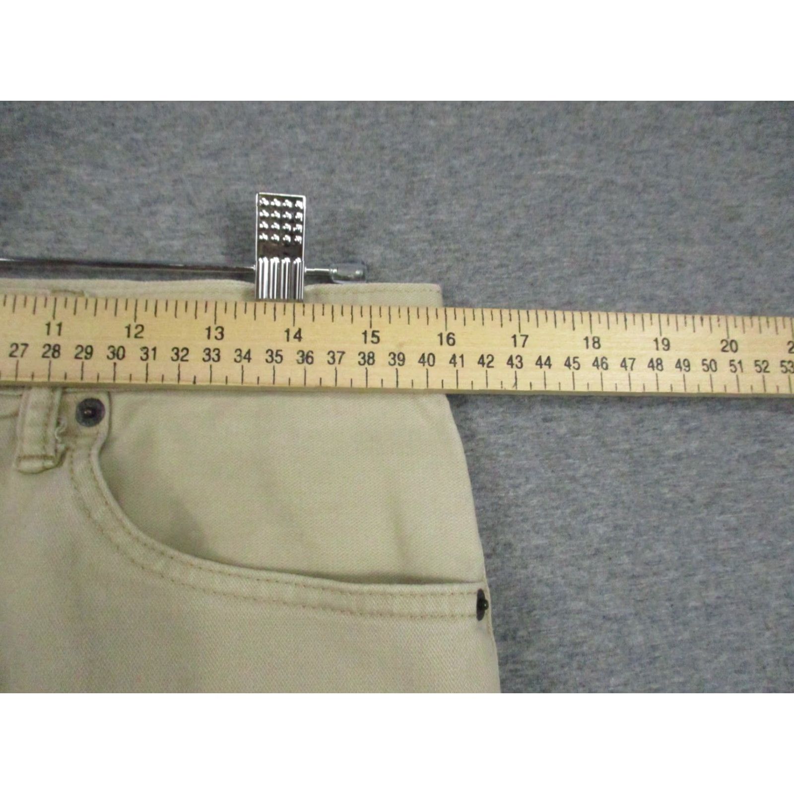 Gap VINTAGE Gap 1969 Pants Mens 30x30 Khaki Tan Chino Slim Fit Straight Leg 100% Cotton Logo Size US 30 / EU 46 - 7 Thumbnail