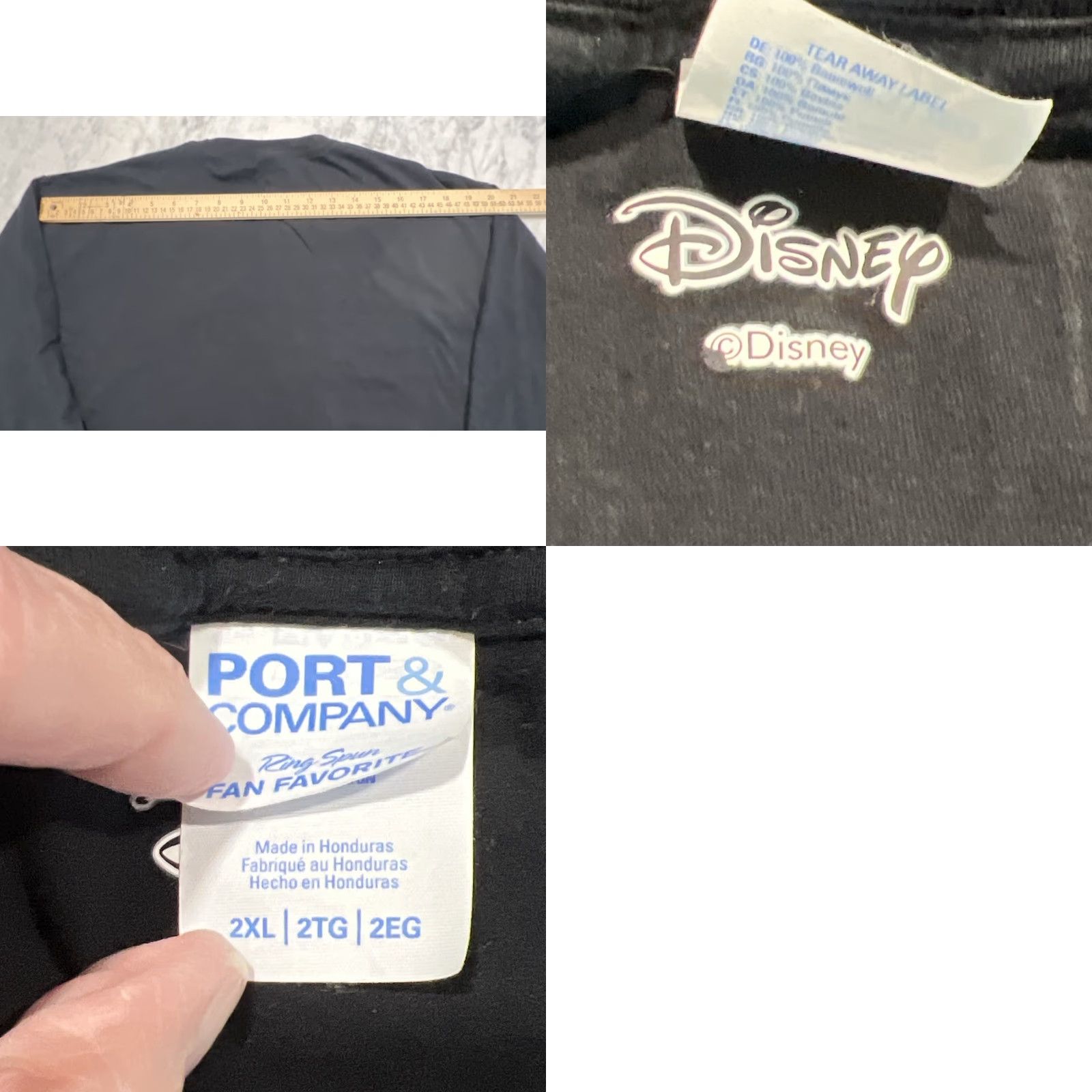 Port & Company Disney Zombies Seabrook Shrimp High T-shirt Men’s 2XL Long Sleeve Black Graphic Size US XXL / EU 58 / 5 - 8 Thumbnail