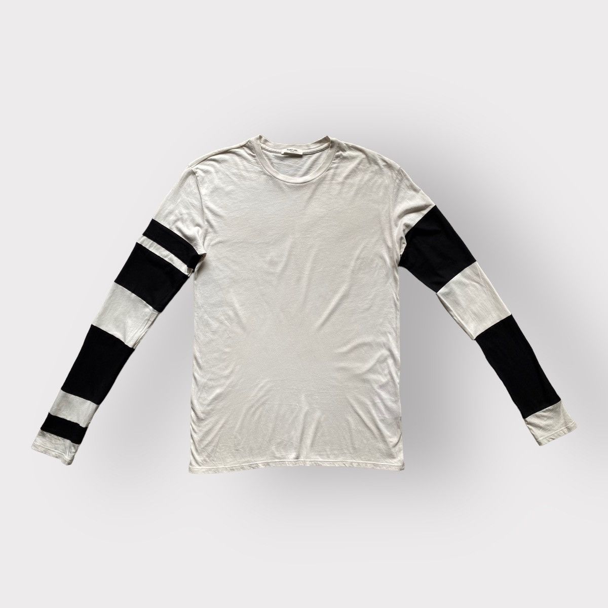 image of Helmut Lang Stripe L/s Tee in Beige, Men's (Size Small)