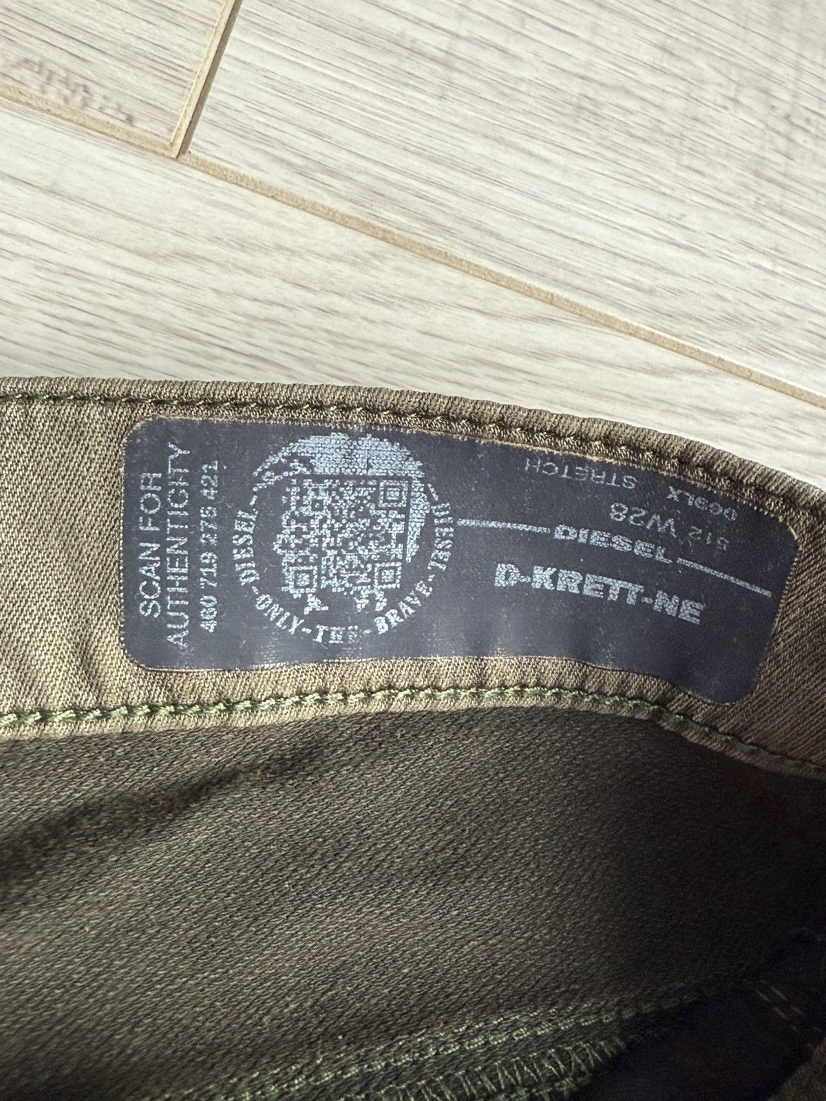Designer × Diesel × Vintage Vintage rare diesel waxed rare pants jeans Size US 28 / EU 44 - 6 Thumbnail