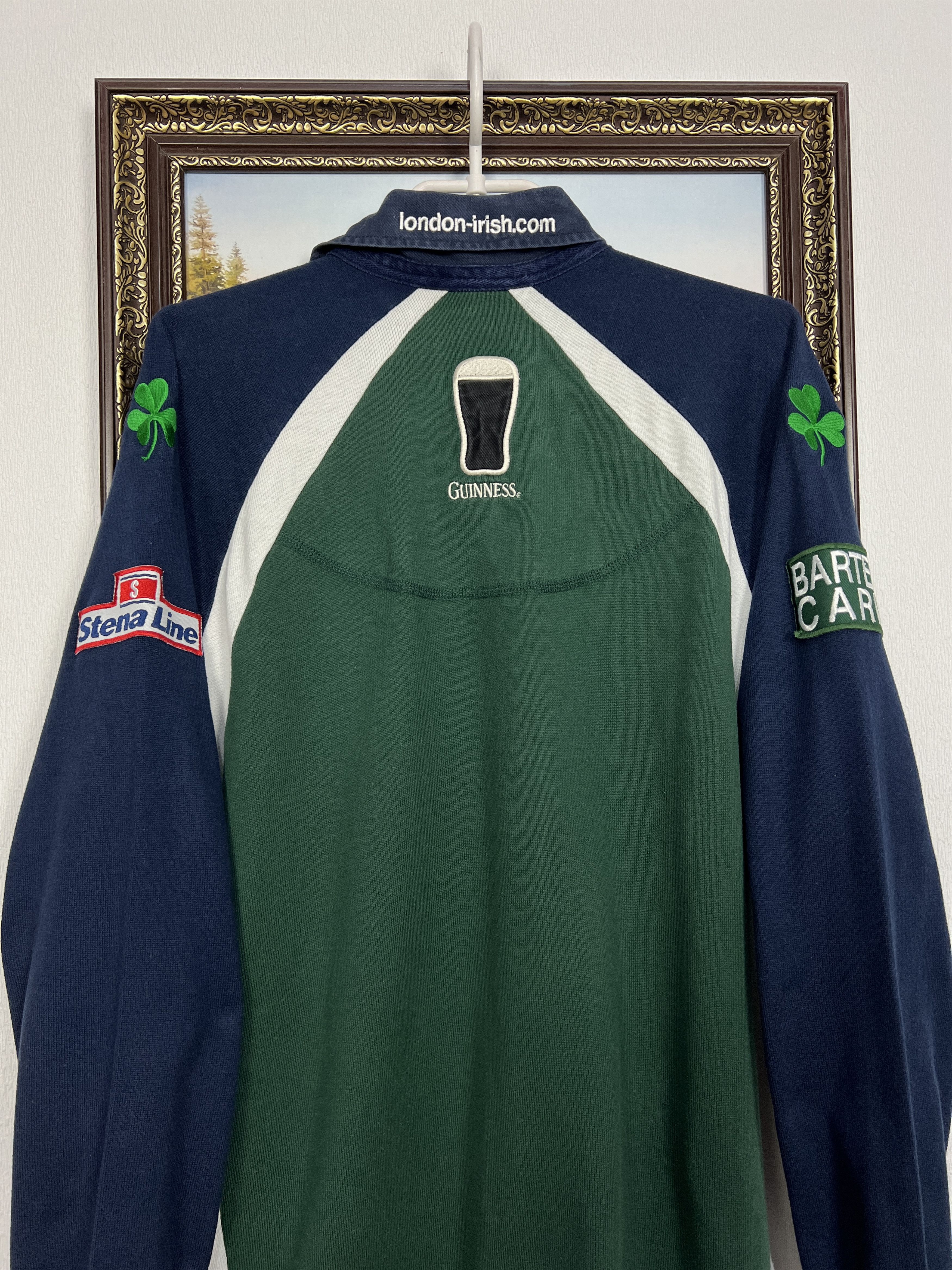 Canterbury of New Zealand Vintage London Irish Rugby Union Long Sleeve Jersey Trikot Size US XXL / EU 58 / 5 - 10 Thumbnail