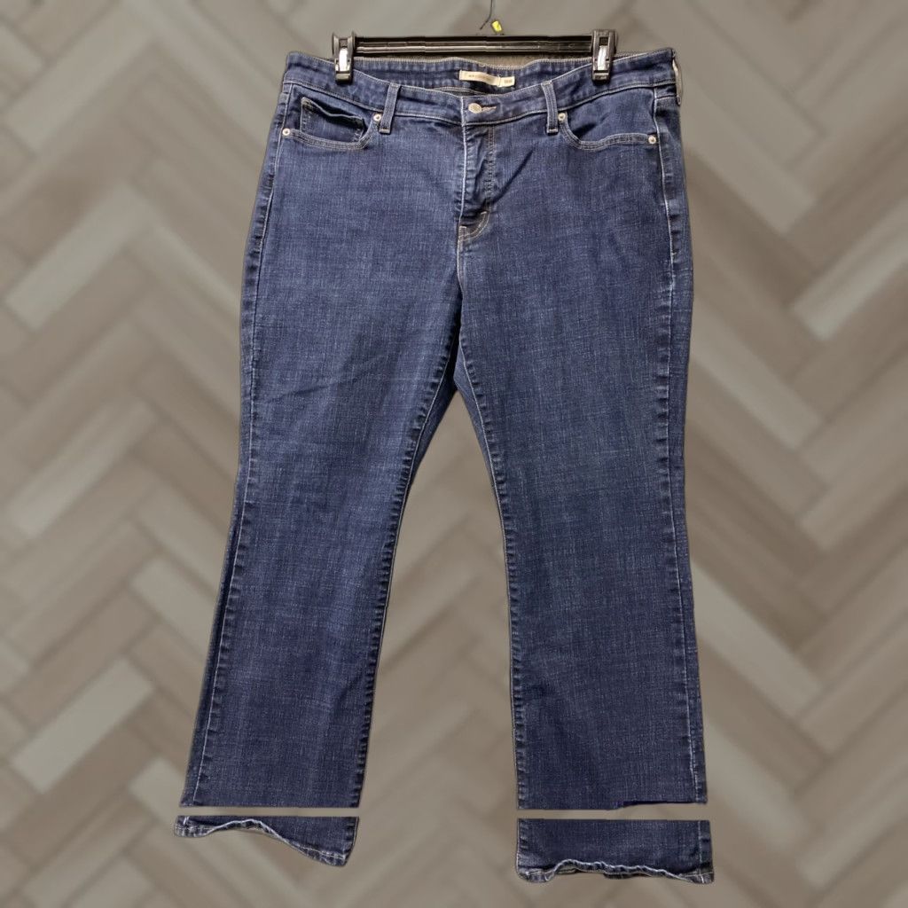 Levi's Levi's 415 Boot Cut Jeans Women's Plus Size 18W Blue Denim 30in Inseam Medium Wash Stretch Size 40" / US 18 - 1 Thumbnail