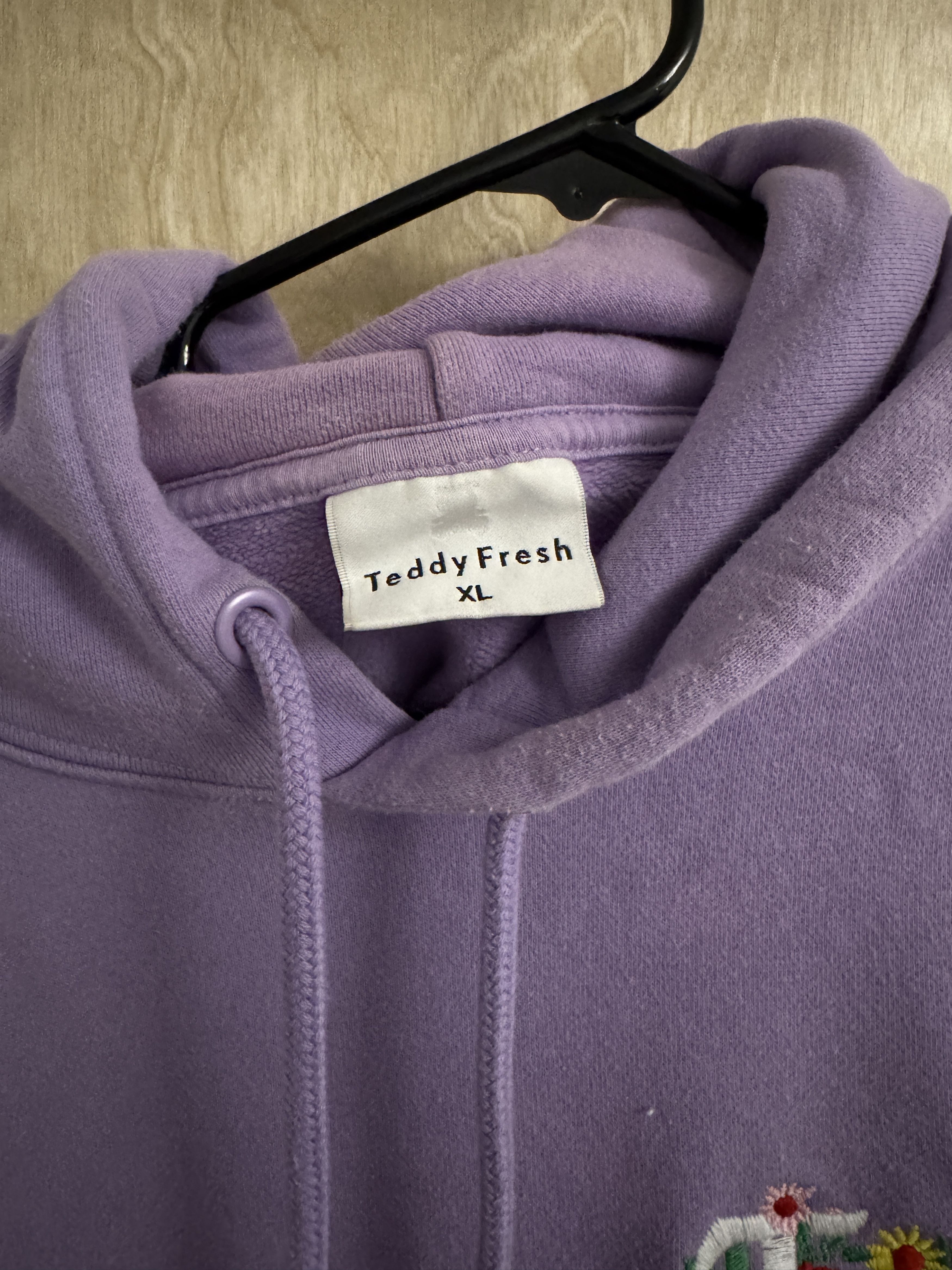 Teddy Fresh Floral Embroidered Hoodie Size US XL / EU 56 / 4 - 3 Thumbnail