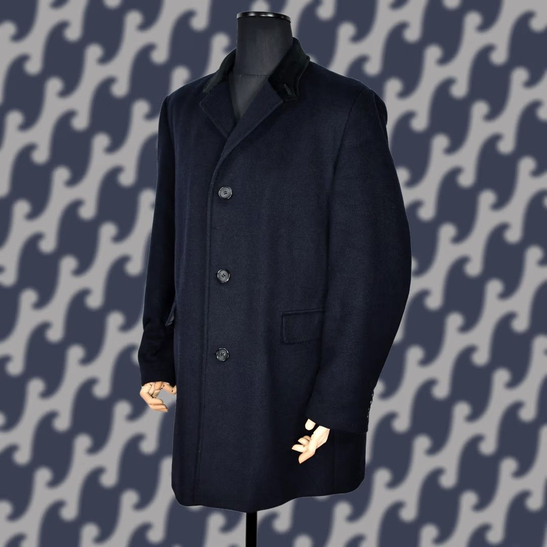 Barbour BARBOUR EDWARD Wool Navy Blue Jacket 44 Men Coat Button Vintage Not Applicable Size US S / EU 44-46 / 1 - 1 Thumbnail