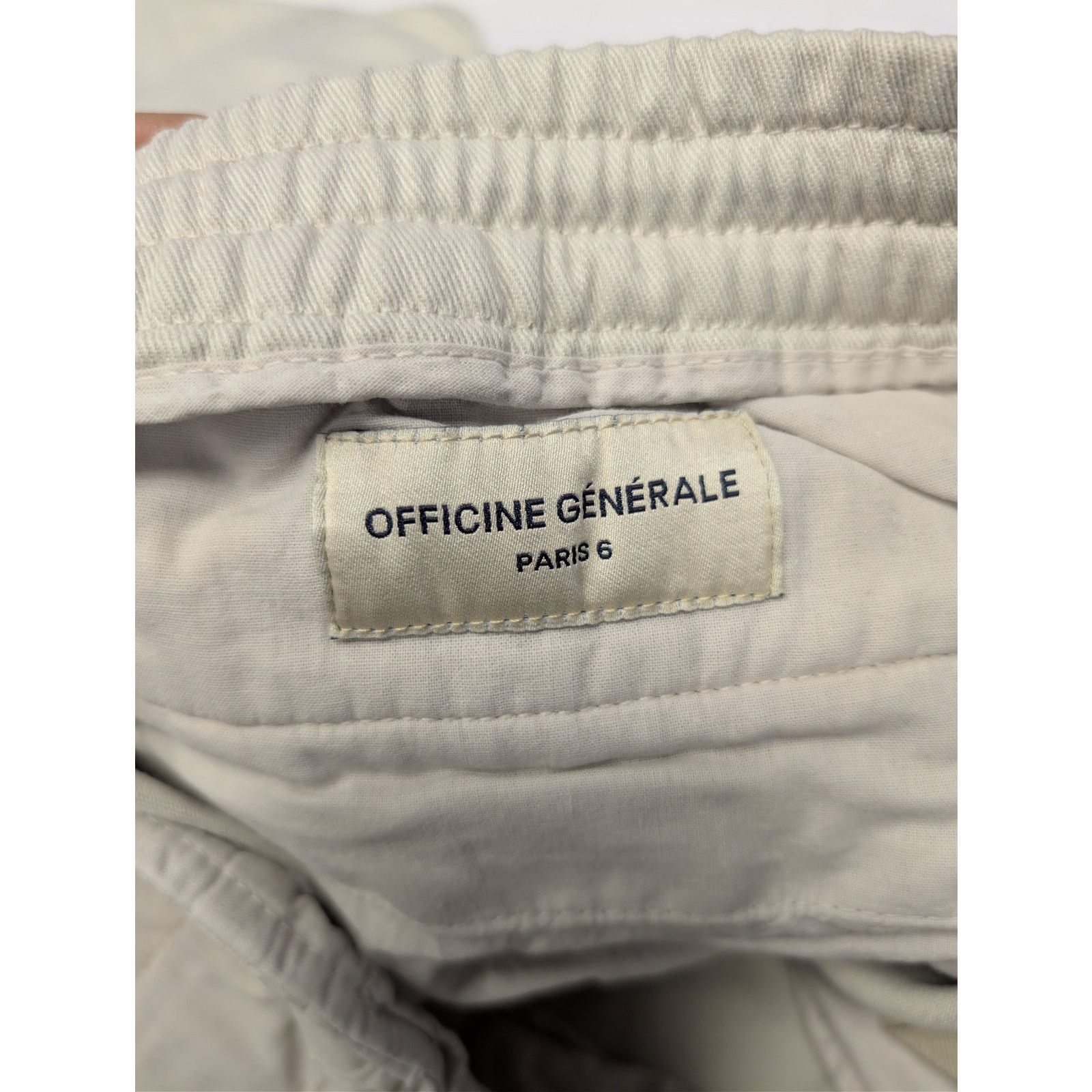 Officine Generale o1rshd1 CC20 Ferry Pants in Cotton Twill Sweatpants Trousers Size US 32 / EU 48 - 15 Thumbnail
