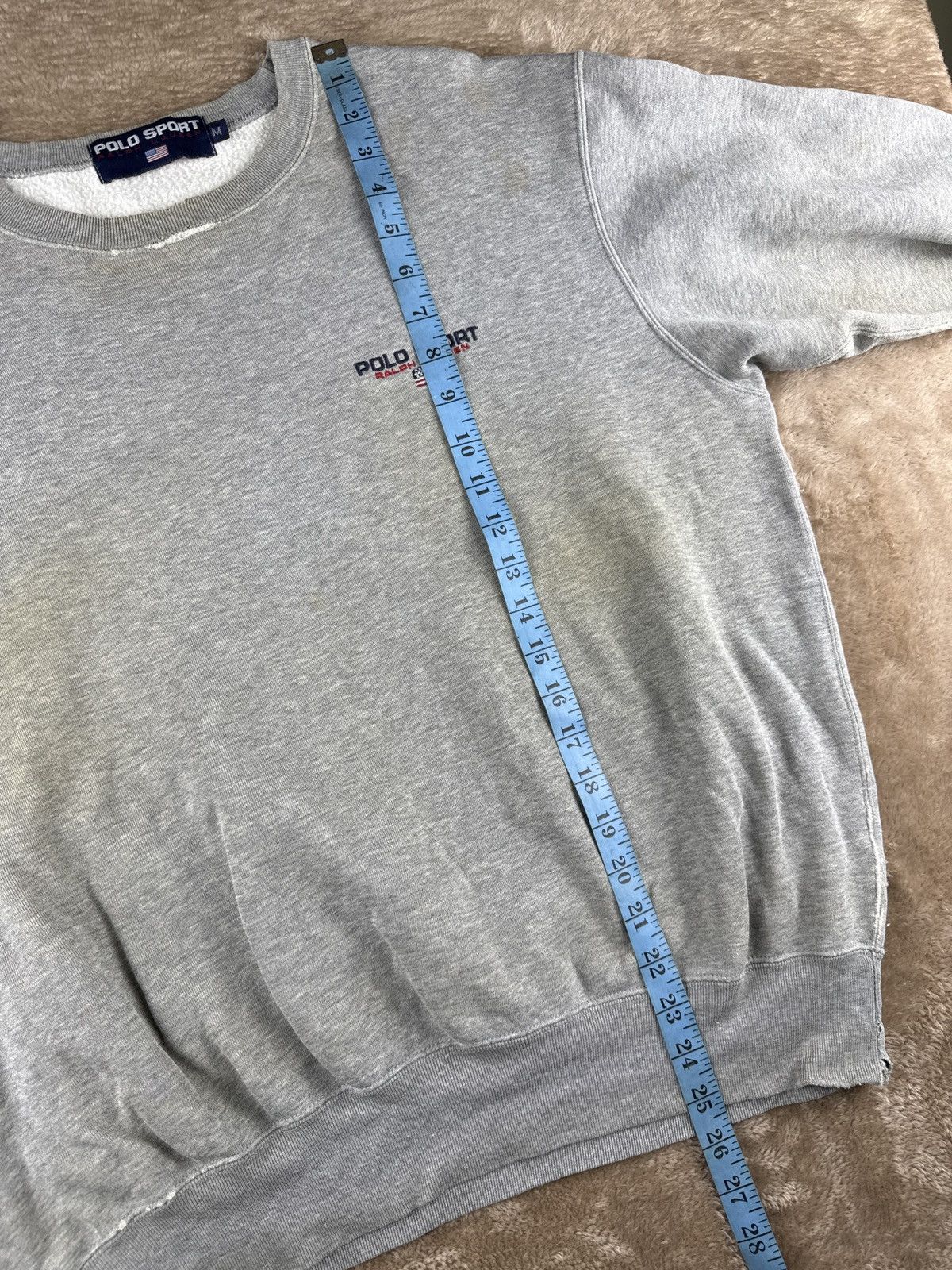 Polo Ralph Lauren Vtg Polo Sport Ralph Lauren Crew Distressed Style 90s Rare Size US M / EU 48-50 / 2 - 11 Thumbnail