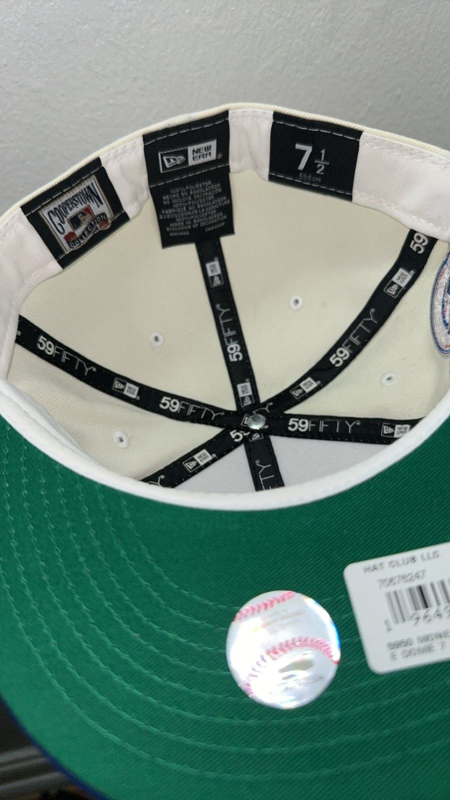 New Era New Era 59fifty White Montreal Expos fitted hat size 7 1/2 Size ONE SIZE - 3 Thumbnail