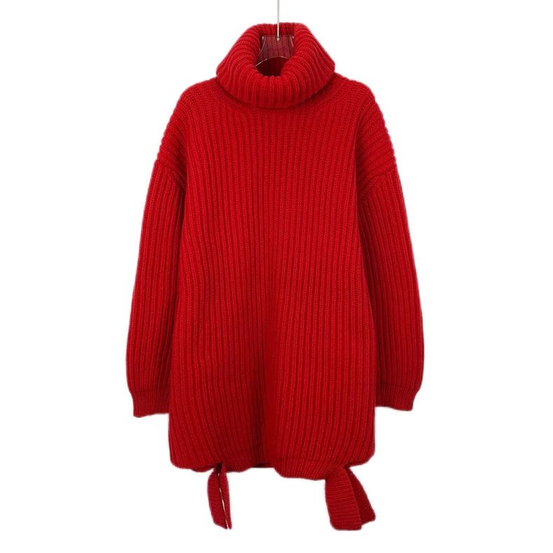 Other Balenciaga size 36 Red turtleneck wool long-sleeve knit sw Size XS / US 0-2 / IT 36-38 - 1 Thumbnail