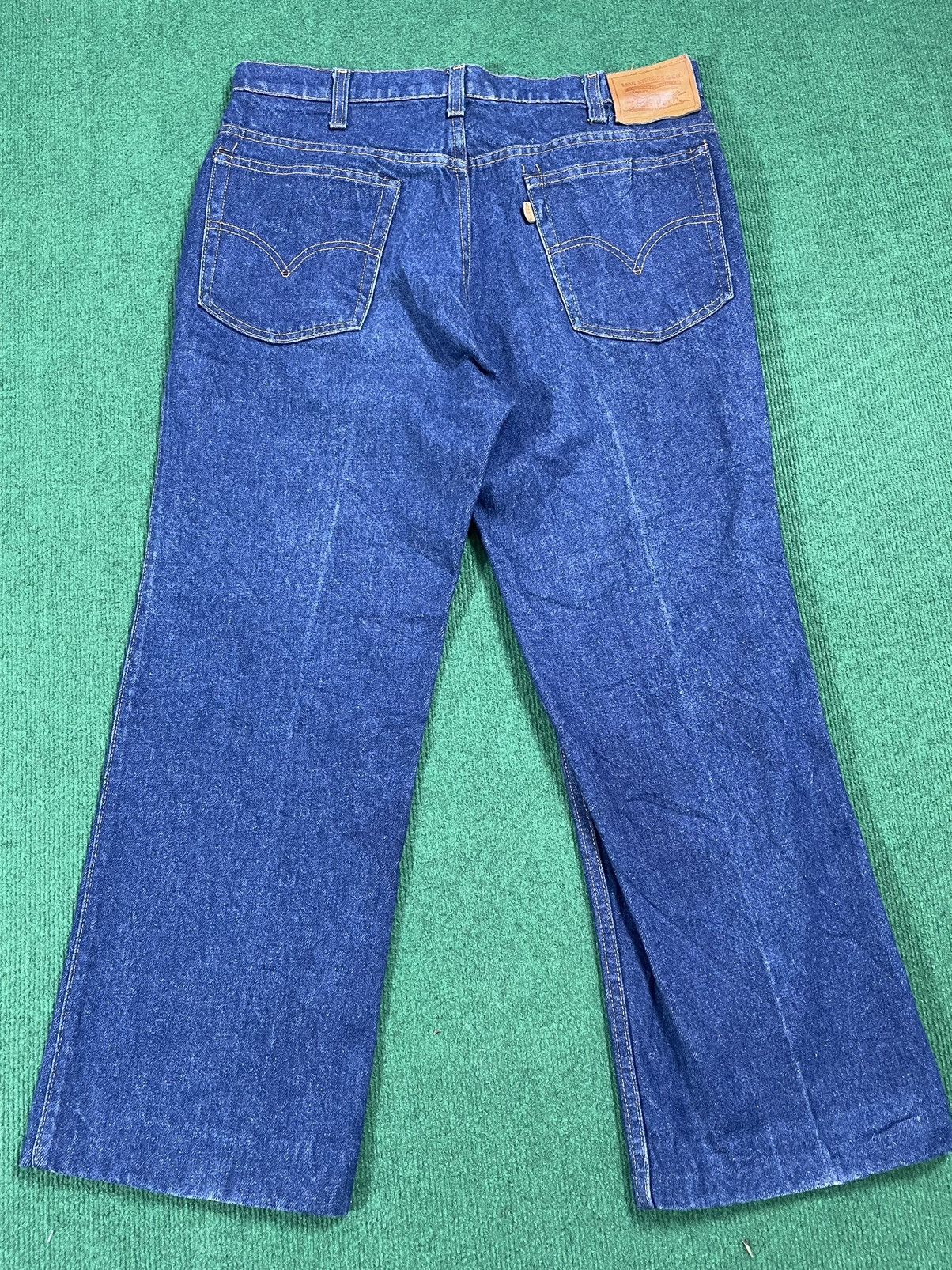Levi's Levis Vintage 70s With Leather Patch & Tag Wide Leg Size US 35 - 4 Thumbnail