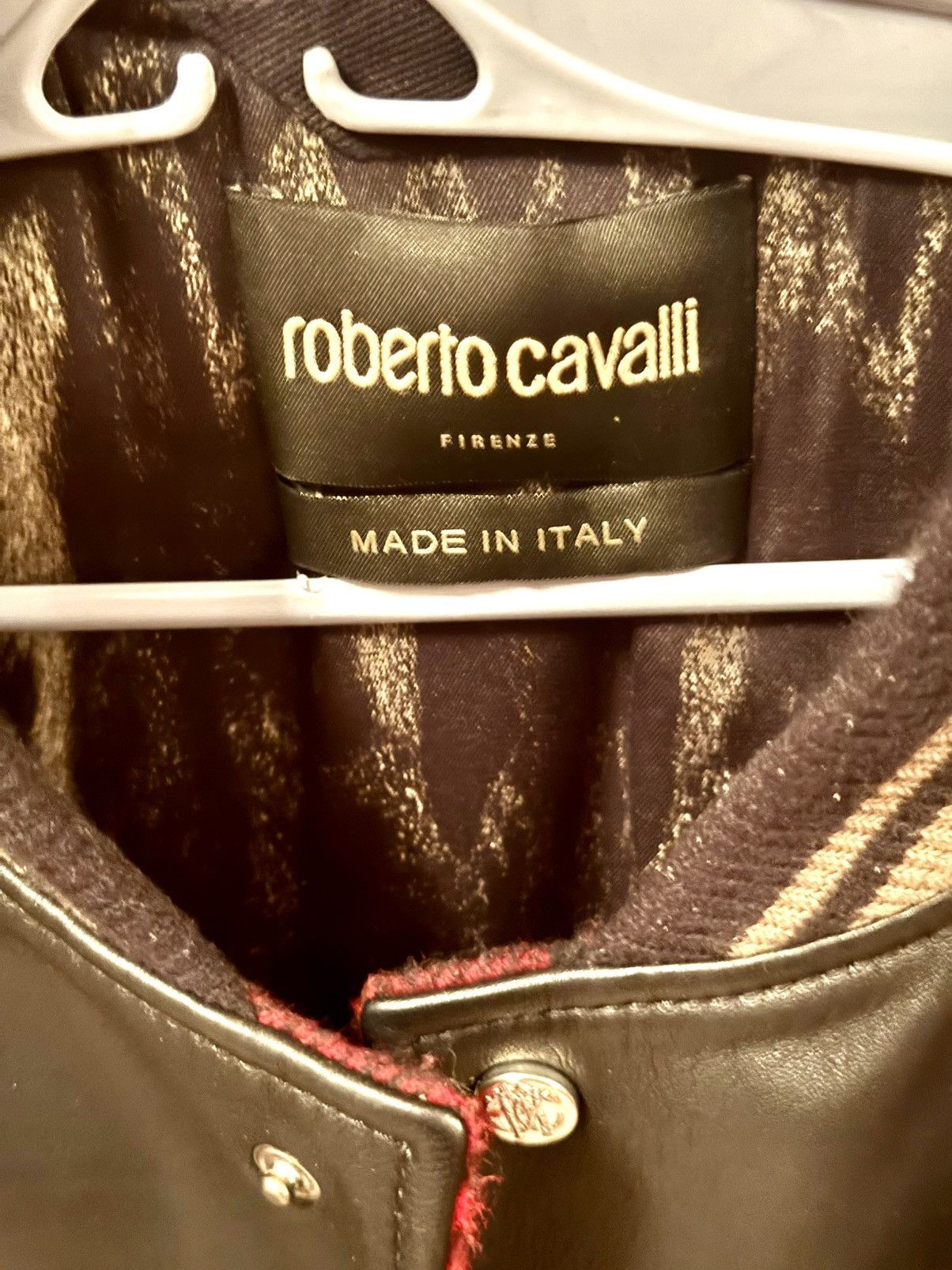 Roberto Cavalli Roberto Cavalli leather Jacket Size US M / EU 48-50 / 2 - 7 Thumbnail