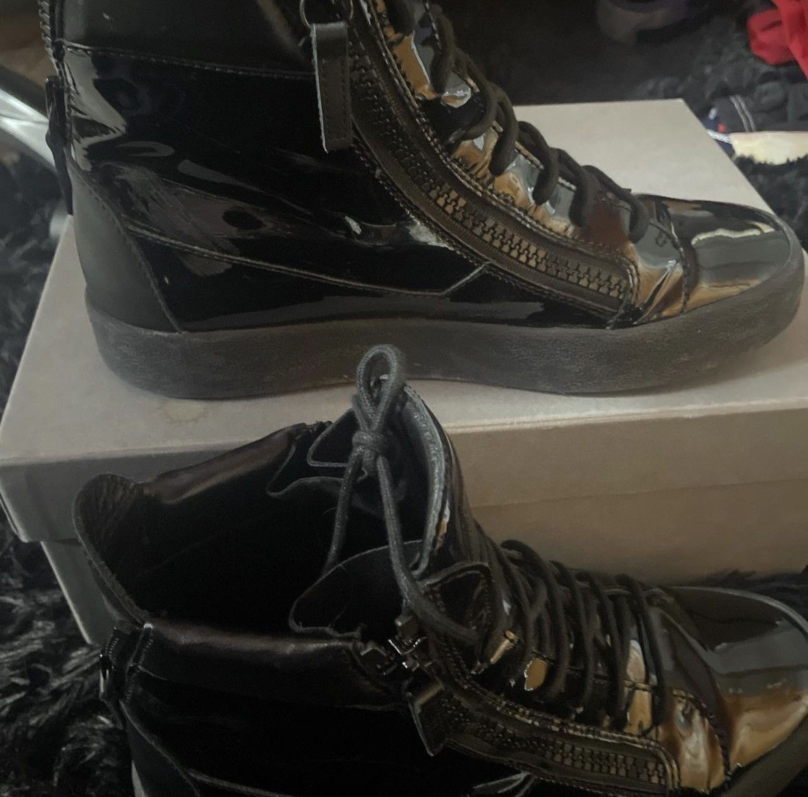Giuseppe Zanotti Giuseppe Zanotti black shoes Size US 8.5 / EU 41-42 - 7 Thumbnail