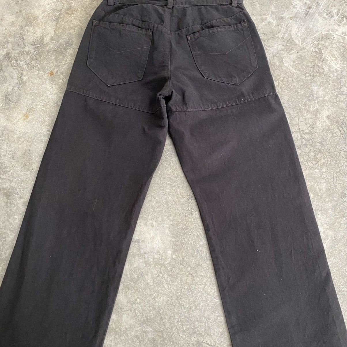Jean Paul Gaultier Archive Gaultier Homme Objet Hemp Blend Wide Leg Jeans Size US 28 / EU 44 - 14 Thumbnail