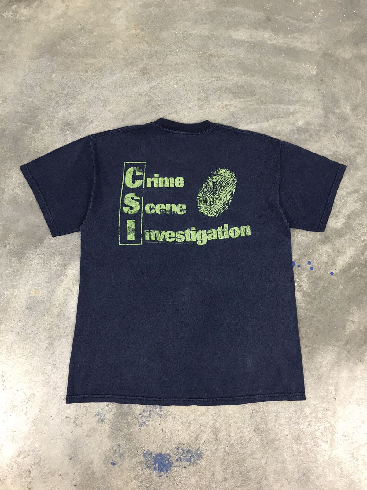 Vintage Vintage Distressed Crime Scene Investigation CSI Tees Size US L / EU 52-54 / 3 - 4 Thumbnail