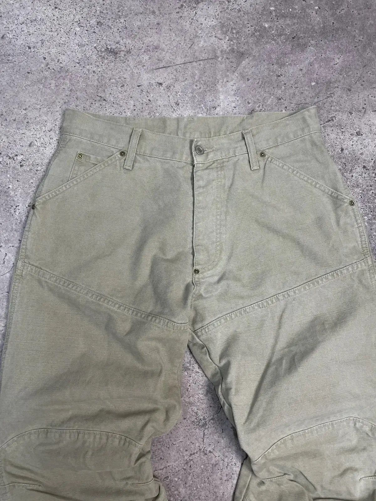 G-Star × Japanese Brand × Vintage Vintage Junya Watanabe Balenciaga Style Bondage Cargo Pants Size US 34 / EU 50 - 10 Thumbnail