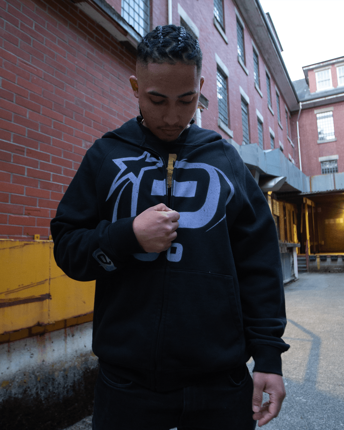 PHASE Garments Lilac "P2K" Zip-Up Sweatshirt Size Medium Size US M / EU 48-50 / 2 - 3 Thumbnail