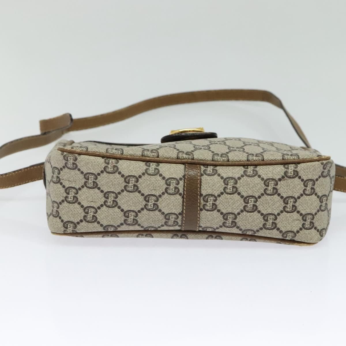 Gucci GUCCI GG Plus Supreme Shoulder Bag Pvc Leather Beige Gold Size ONE SIZE - 5 Thumbnail