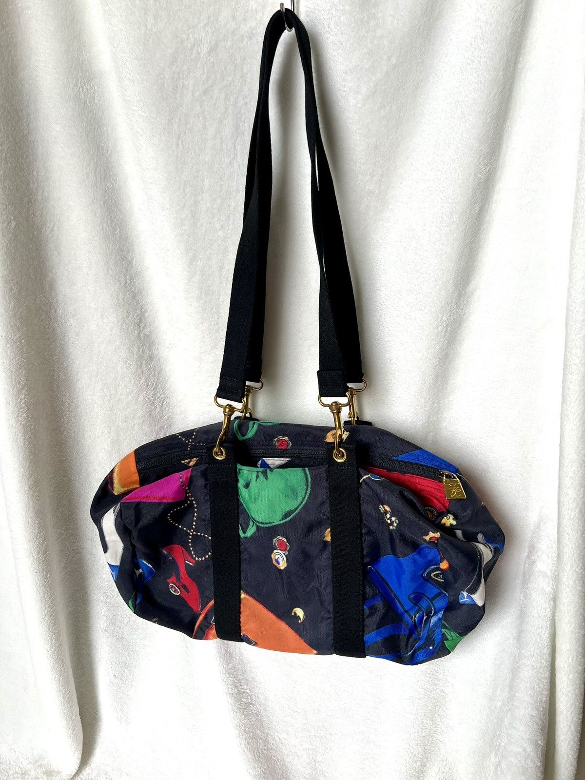 Karl Lagerfeld Karl Lagerfeld Signature Logo Duffle Double Bag Size ONE SIZE - 1 Thumbnail