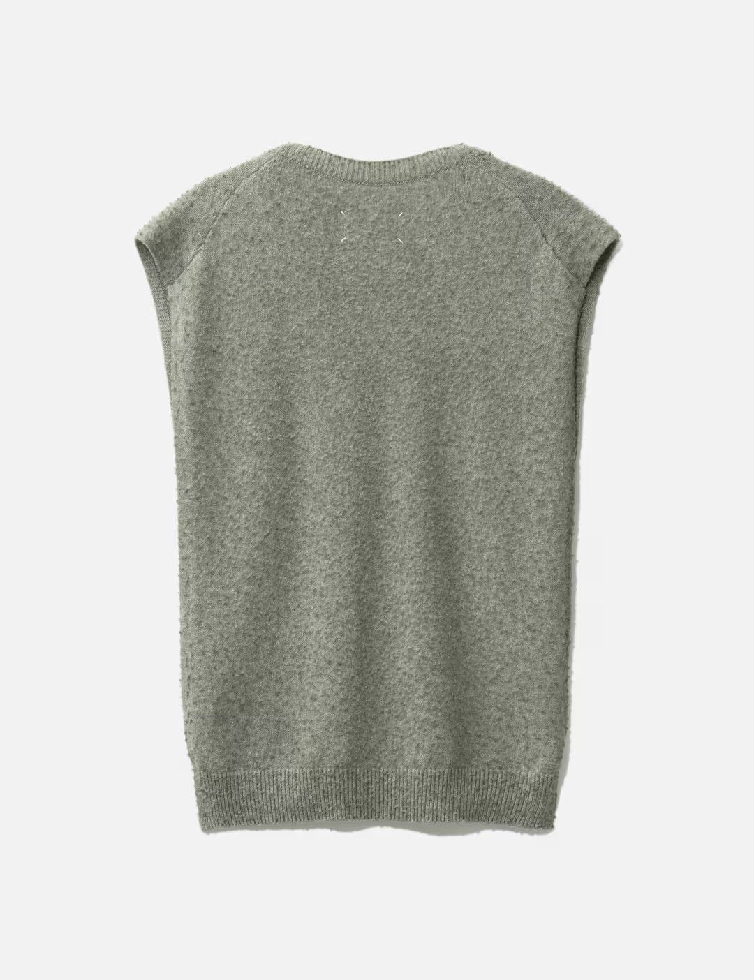 Maison Margiela o1mle0326 V Neck Stole Vest in Green Size US XL / EU 56 / 4 - 2 Thumbnail