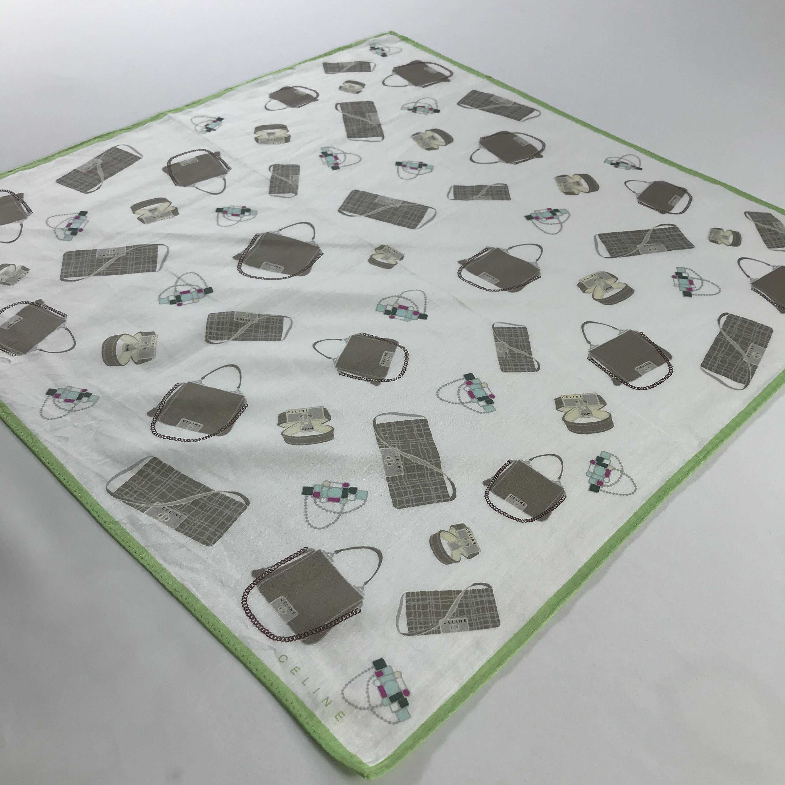 Celine × Vintage Celine Bandana / Handkerchief / Neckerchief - S520 Size ONE SIZE - 2 Thumbnail