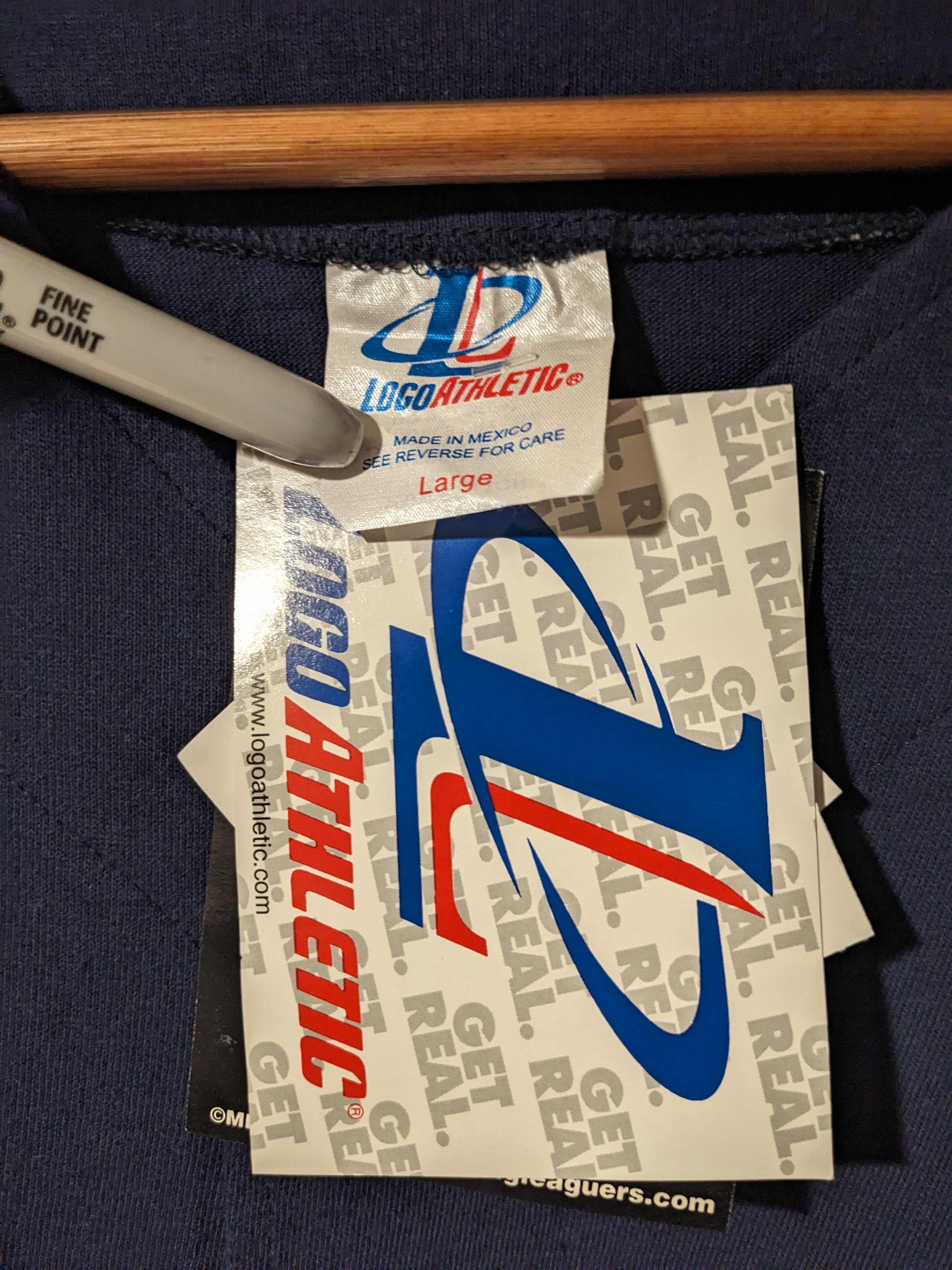 Logo Athletic × New York Yankees × Vintage Vintage 2000 Derek Jeter New York Yankees Logo Jersey Size US L / EU 52-54 / 3 - 5 Thumbnail
