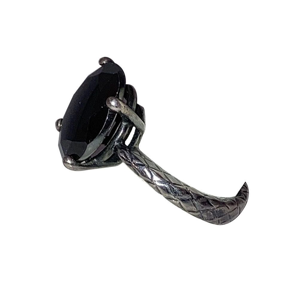 Bottega Veneta Bottega Veneta Sterling Hematite Cocktail Ring Size ONE SIZE - 2 Thumbnail