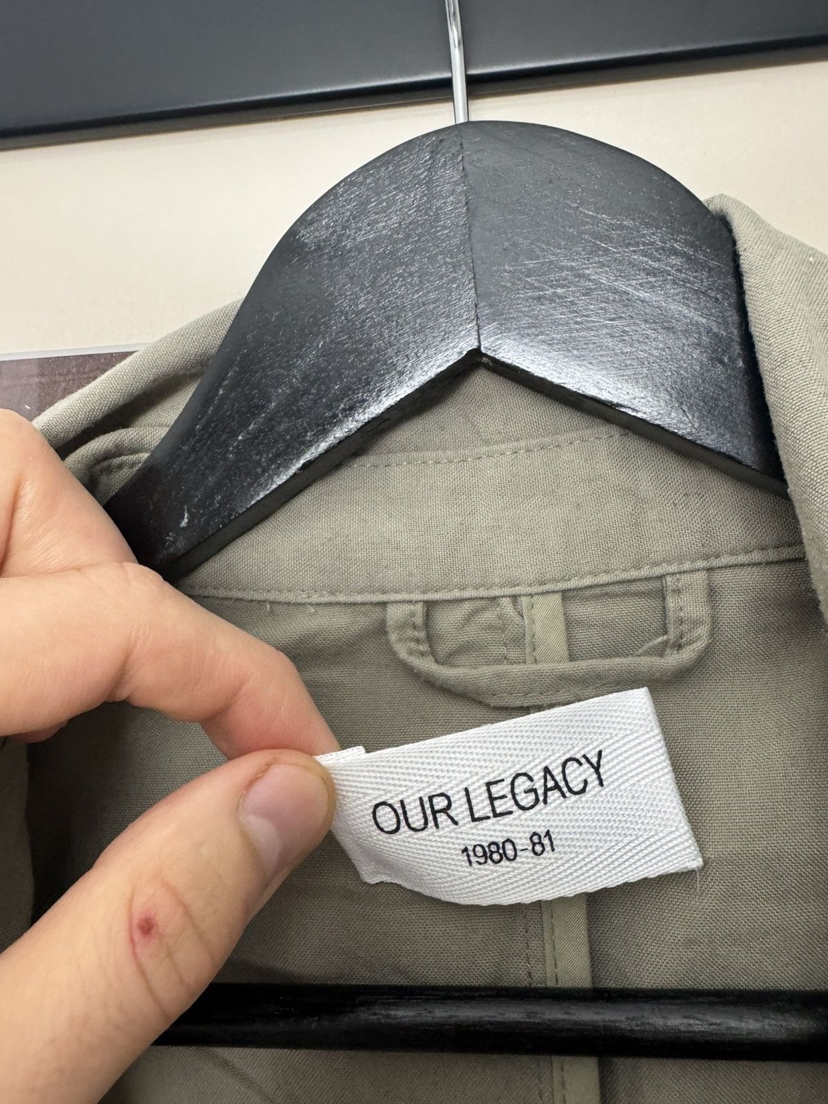 Our Legacy Our Legacy Coat Jacket Nylon Olive Fabric Japan Japanese Size US L / EU 52-54 / 3 - 4 Thumbnail