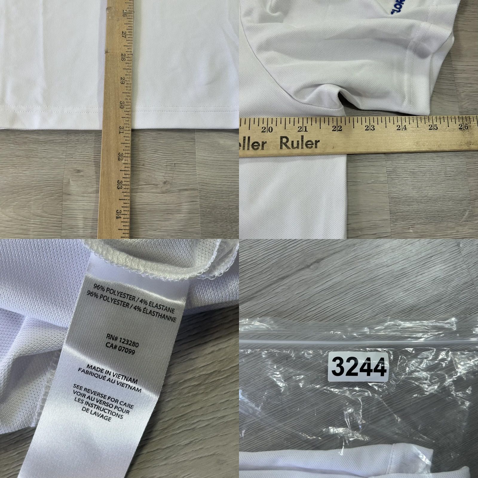 TravisMathew TravisMathew Polo Shirt Mens L White TM Cabana Solid Golf Eco Stretch Shirt Size US L / EU 52-54 / 3 - 8 Thumbnail
