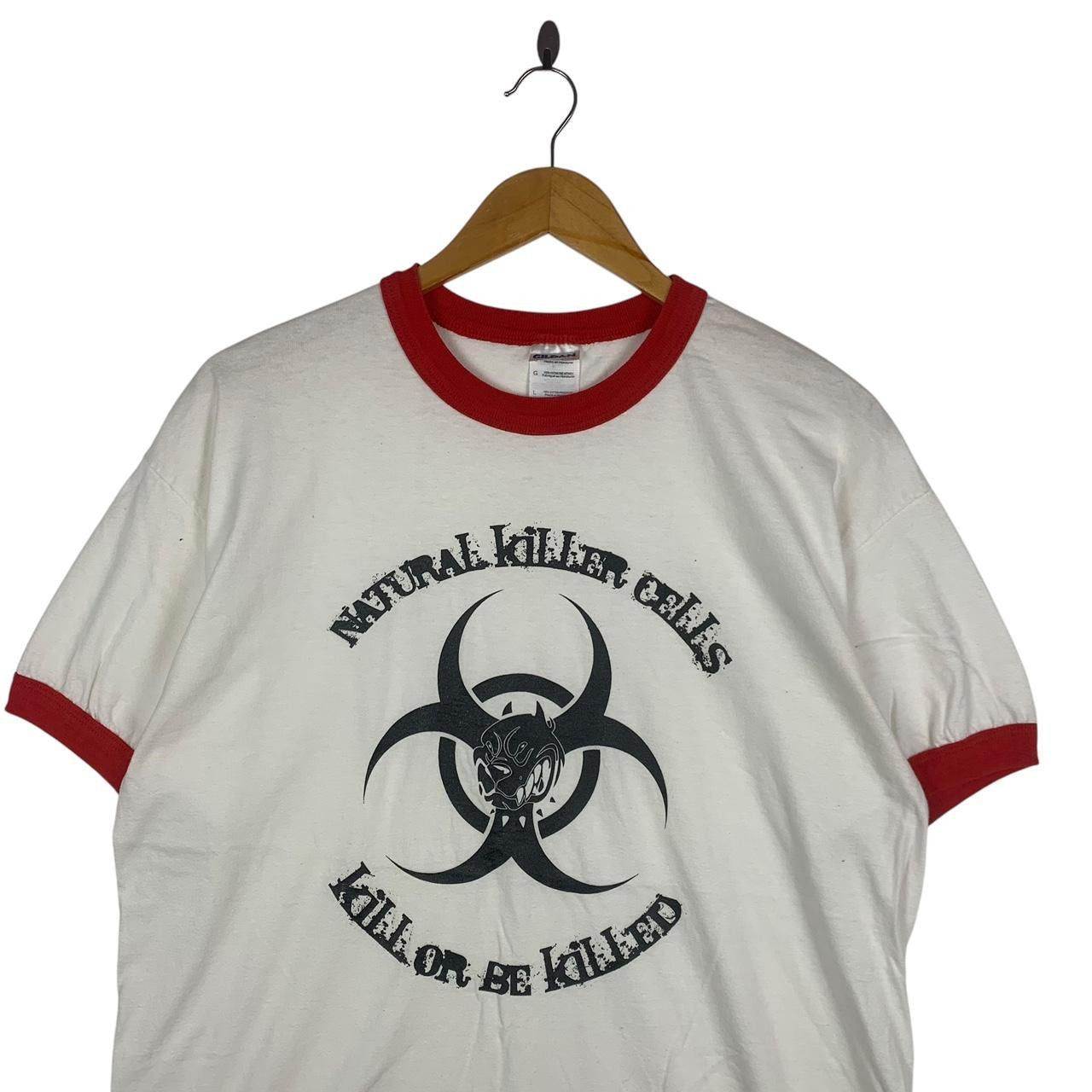 Vintage Vintage NATURAL KILLER CELLS Cyberpunk Biohazard Tee Shirt Size US L / EU 52-54 / 3 - 2 Thumbnail