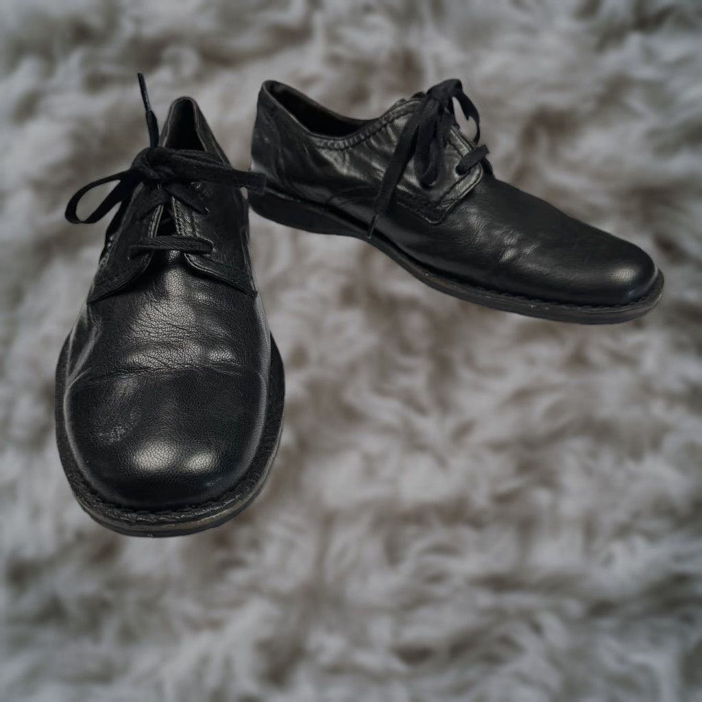 John Varvatos Chukka Boots Mens Size 10.5 Black Leather Lace Up Ankle Casual John Varvatos Black Lace Up Boots for Men for Sale | Shop  main image 4