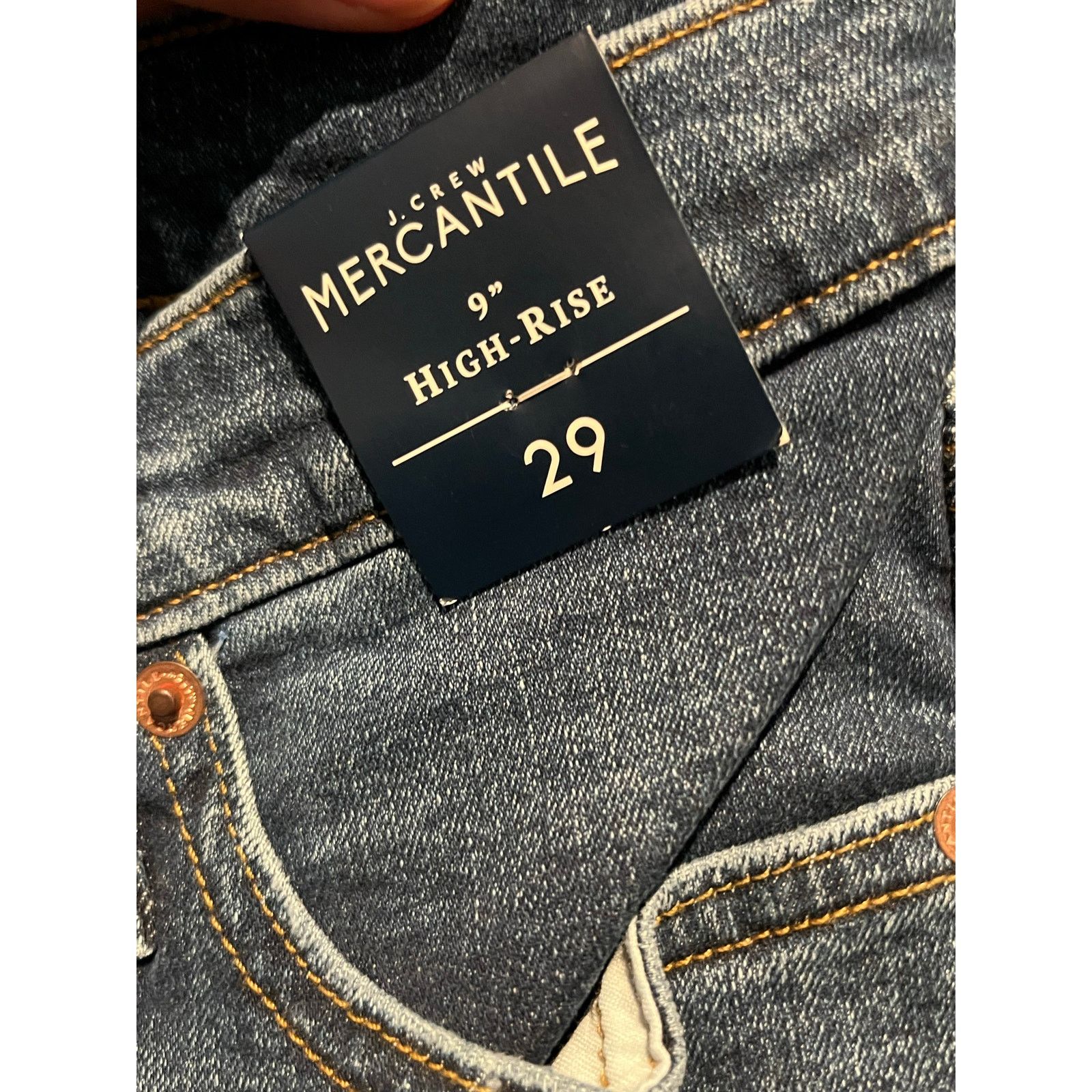 J.Crew J.Crew Mercantile- 9’ High Rise Jeans/ 29 / NWT Size 29" - 5 Thumbnail