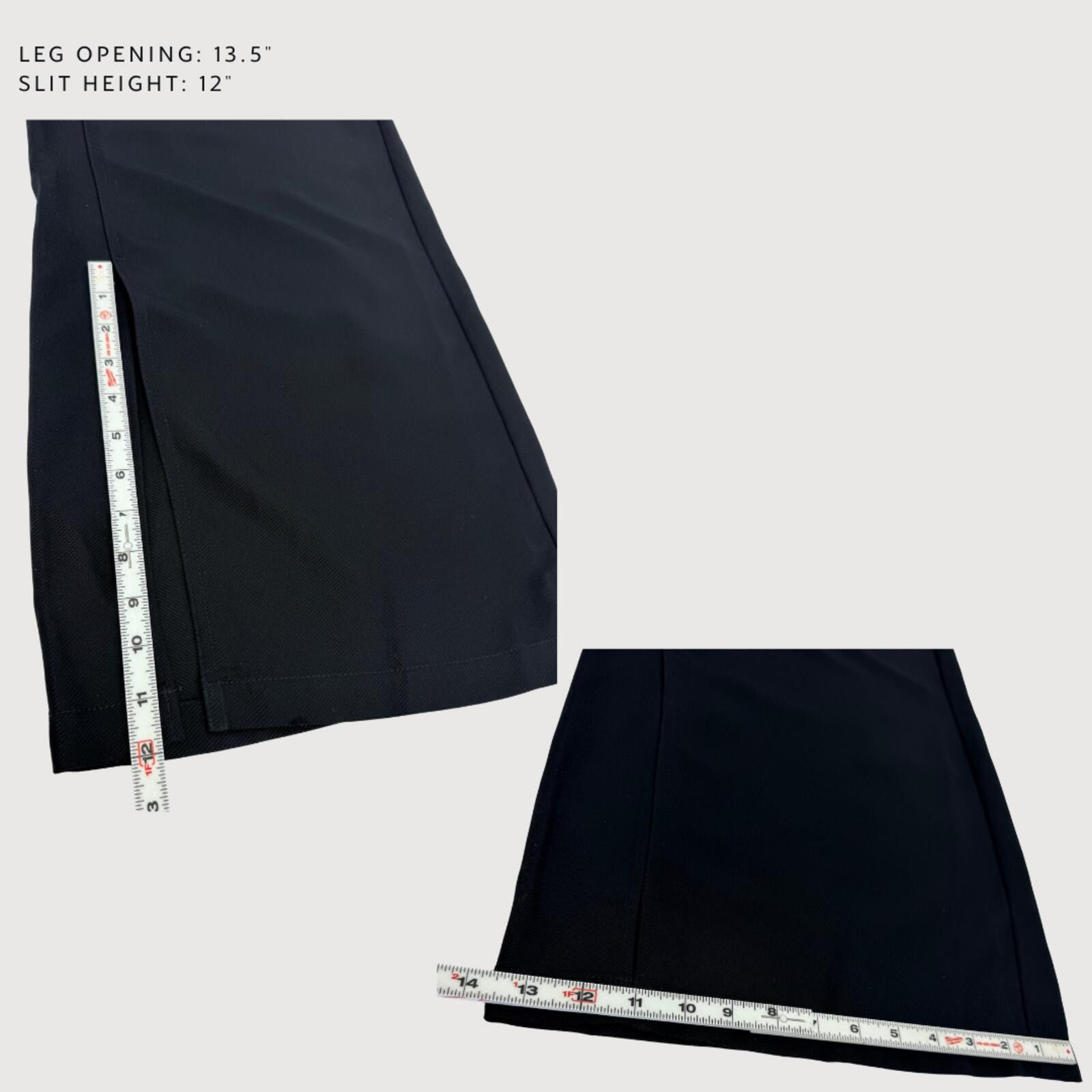 Paige Paige Portia Inseam Slit Pants Black 27 Size 27" / US 4 / IT 40 - 9 Thumbnail