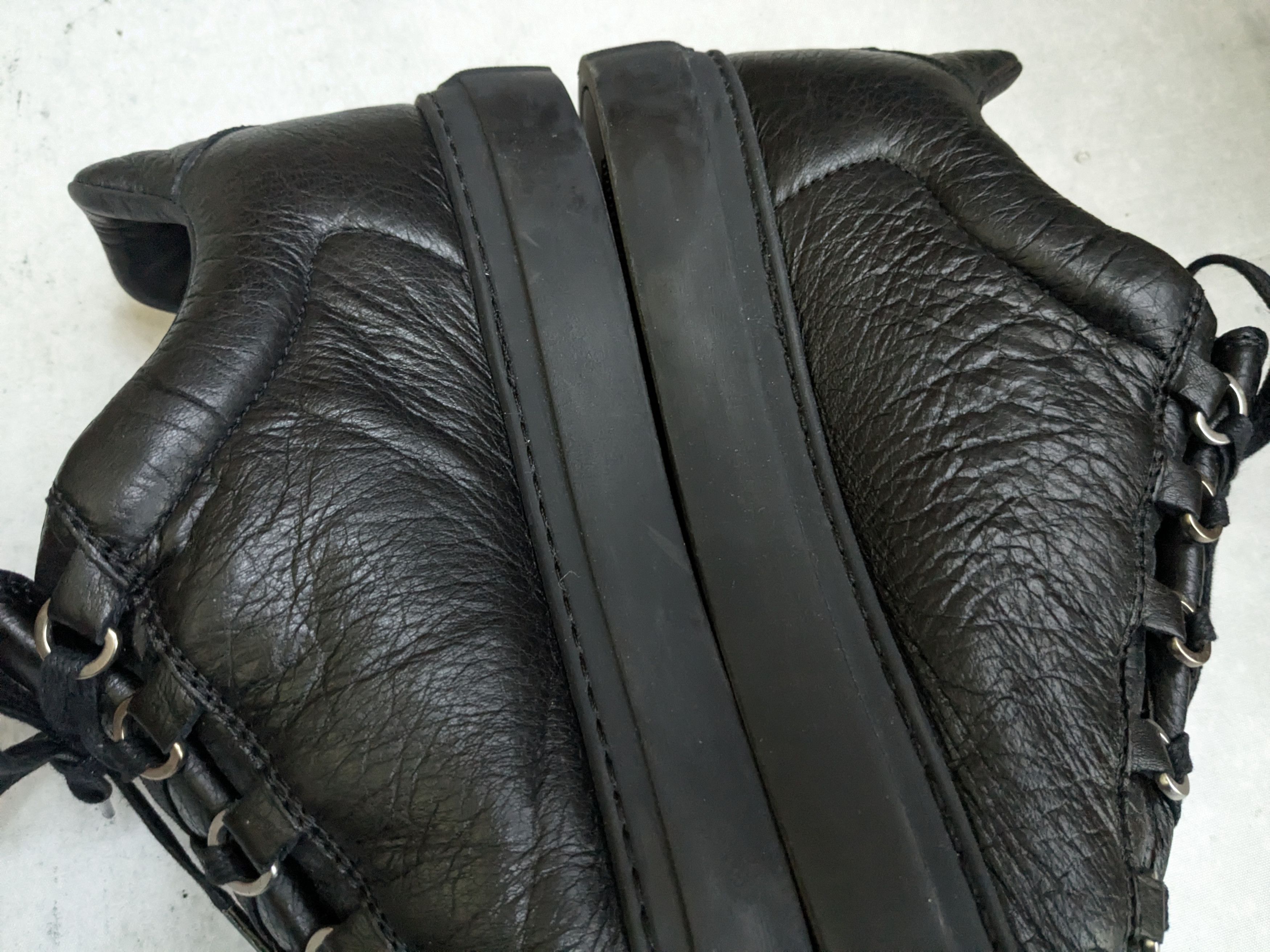 Balenciaga Balenciaga Arena Sneakers Black 10 Low Tops Leather Size US 10 / EU 43 - 14 Thumbnail