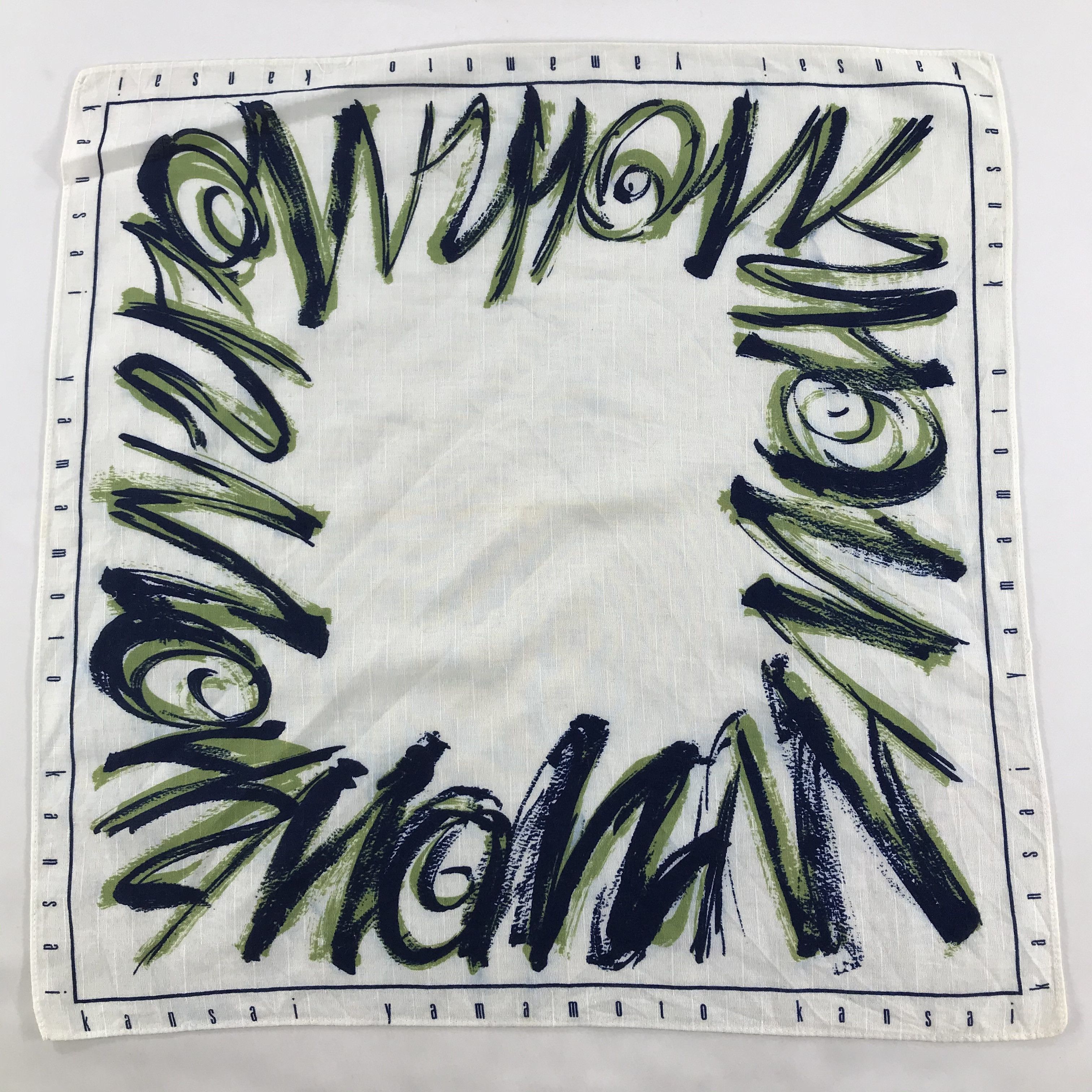 Kansai Yamamoto × Vintage Kansai Yamamoto Bandana / Handkerchief / Neckerchief - S1726 Size ONE SIZE - 1 Thumbnail