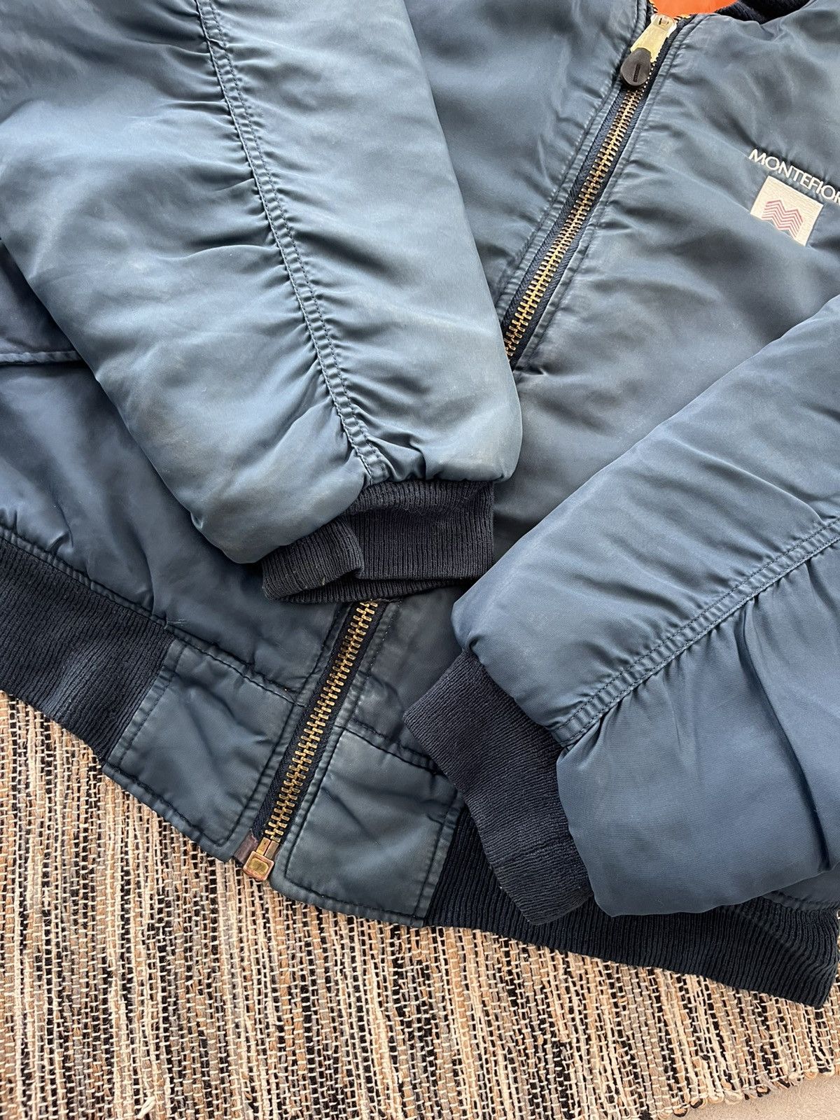 Alpha Industries Vintage Alpha Industries style Faded Blue Bomber Jacket Y2K Size US M / EU 48-50 / 2 - 13 Thumbnail