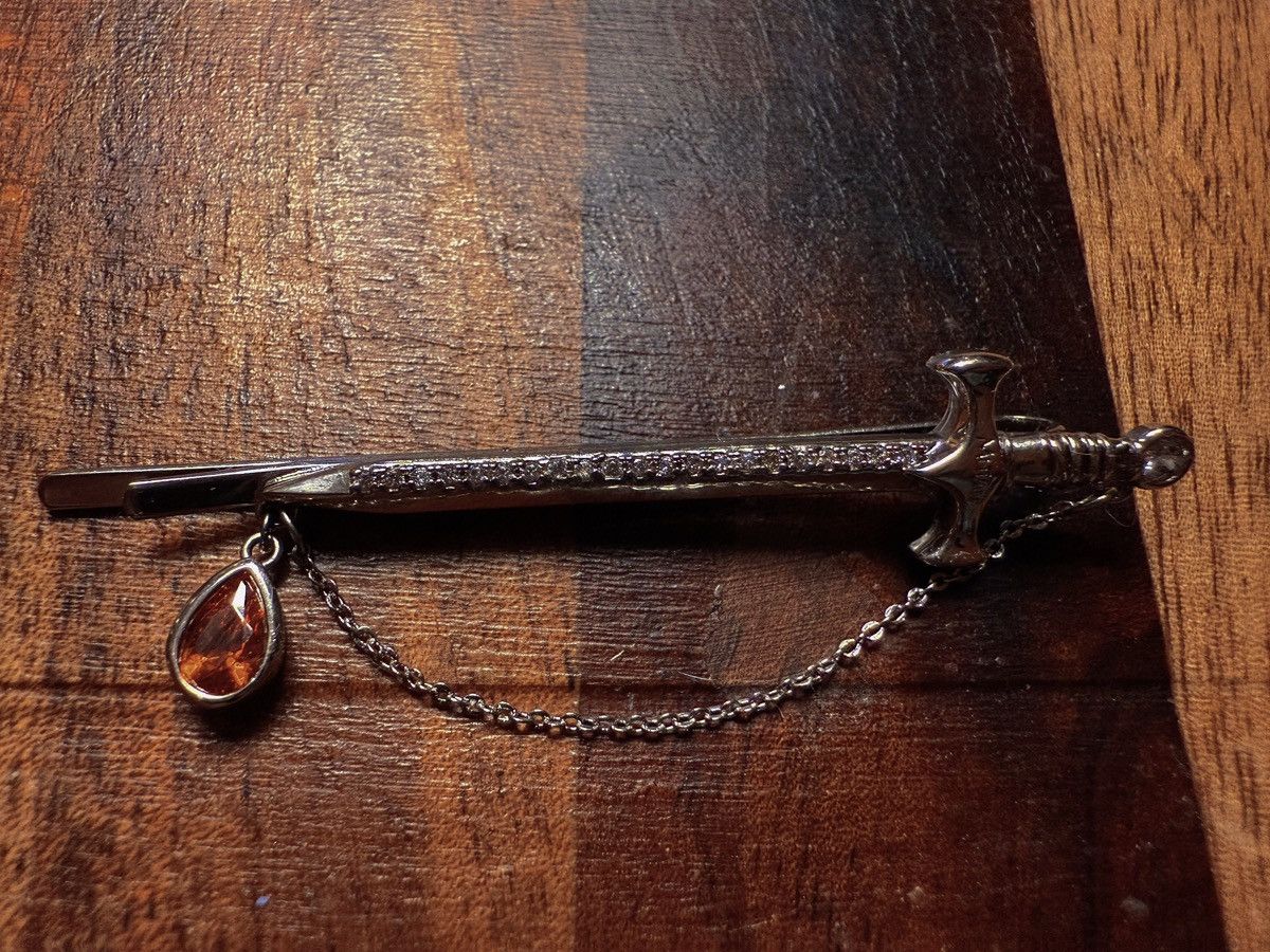 Other 2 Unique Hair Clips – Sword with Gemstone Charm & Anchor Size ONE SIZE - 1 Thumbnail