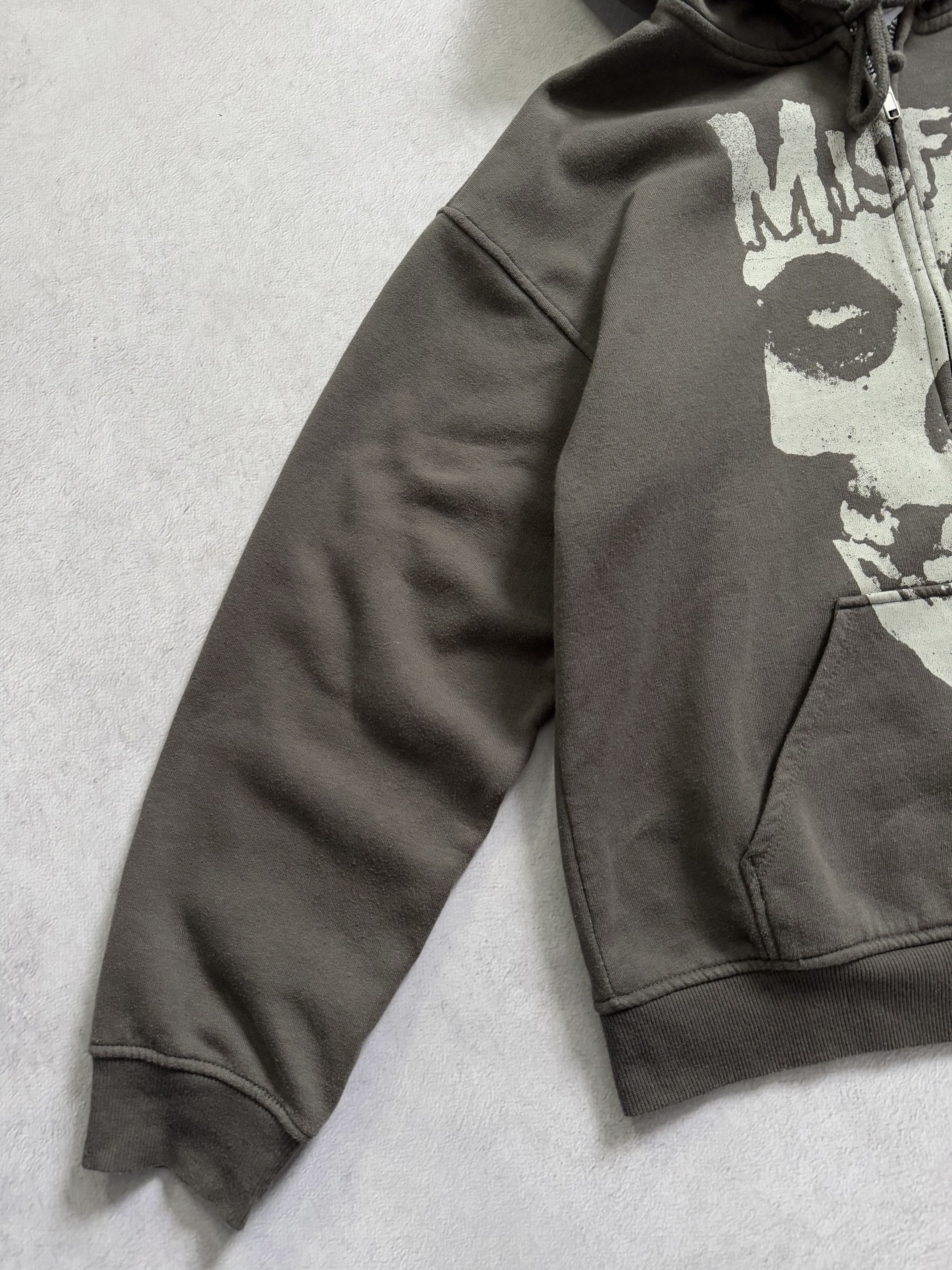 Misfits Misfits Washed Zip Up Hoodie Boxy Size US XS / EU 42 / 0 - 5 Thumbnail